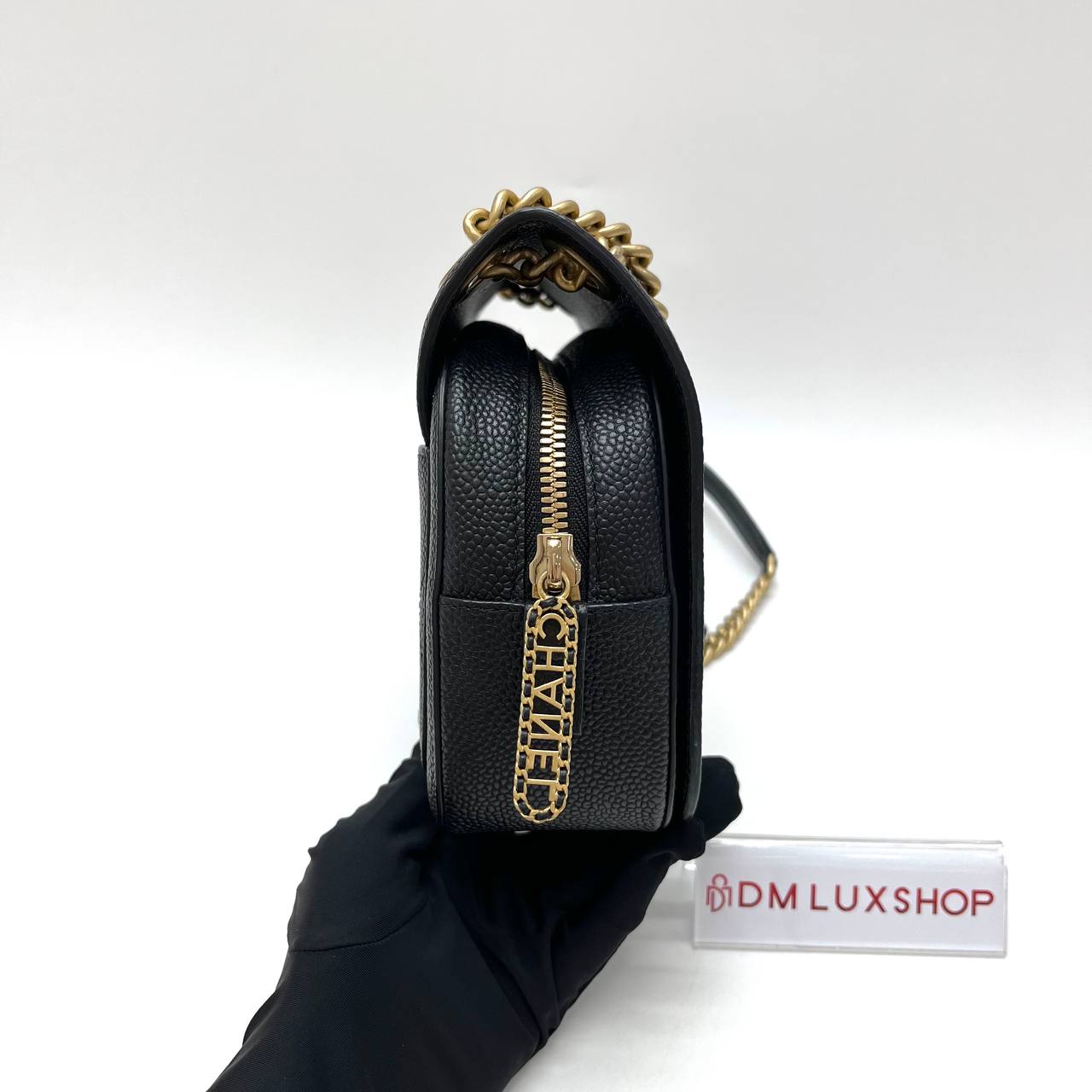 Chanel CC Zipped Flap Black Caviar GHW (Serial 29, Y: 2020)