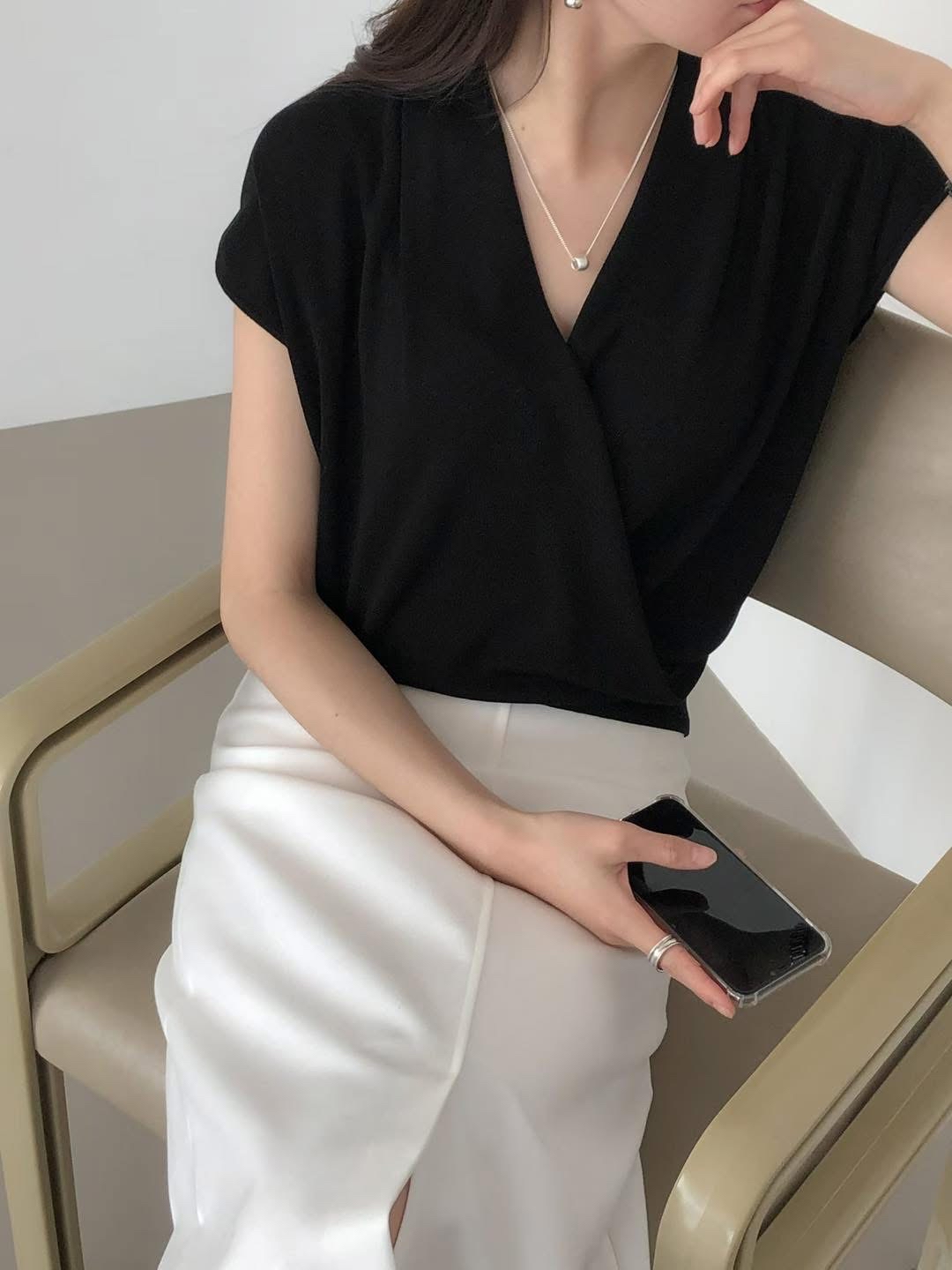 V領顯瘦knit Top