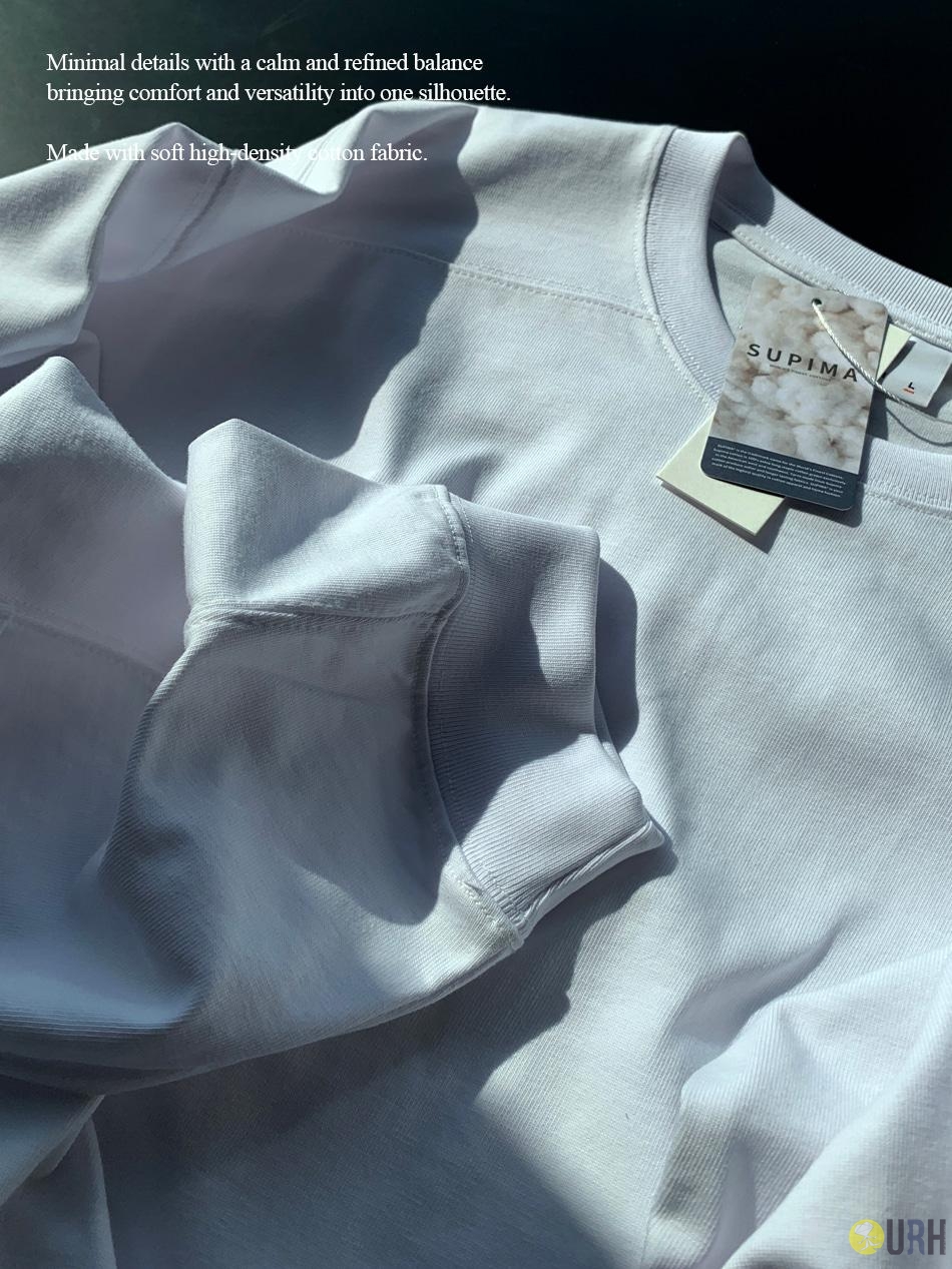 【100%保證韓國直送】Premium Supima 高級棉質微氣球袖寬版長袖Tee 👕 [5 color] RL115005