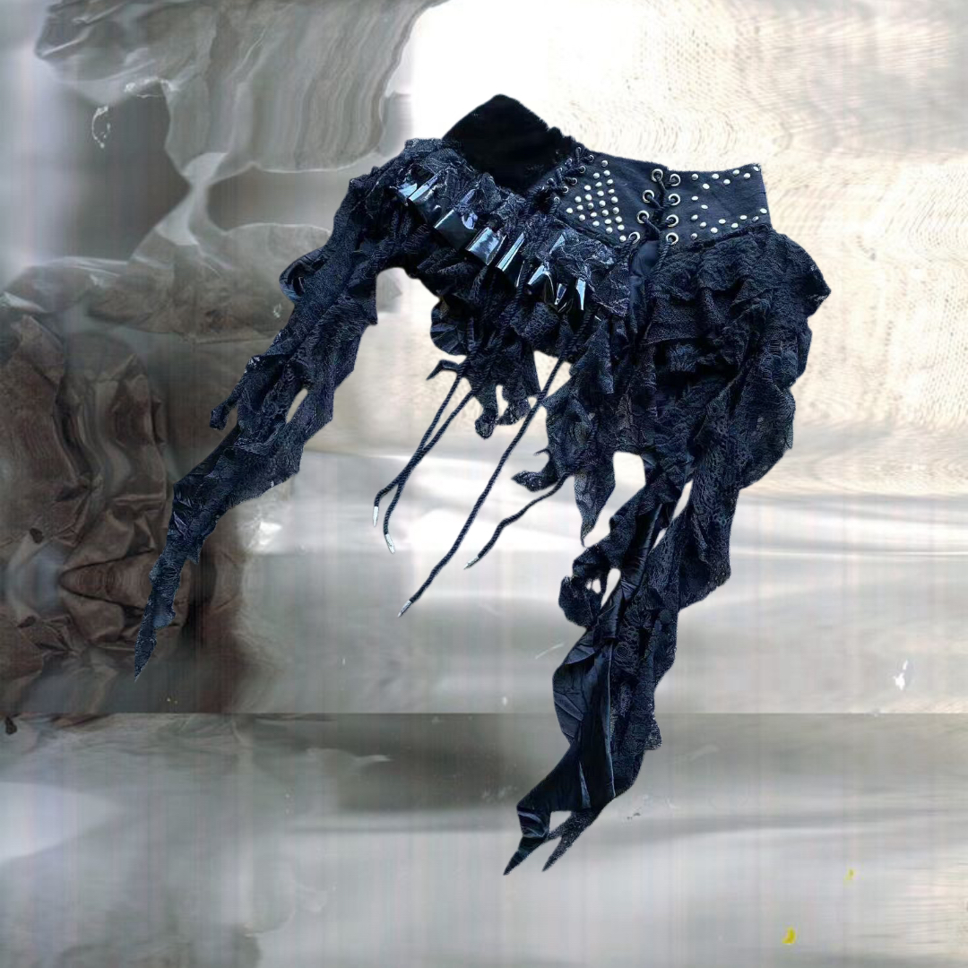 Classic Black Handmade Skirt