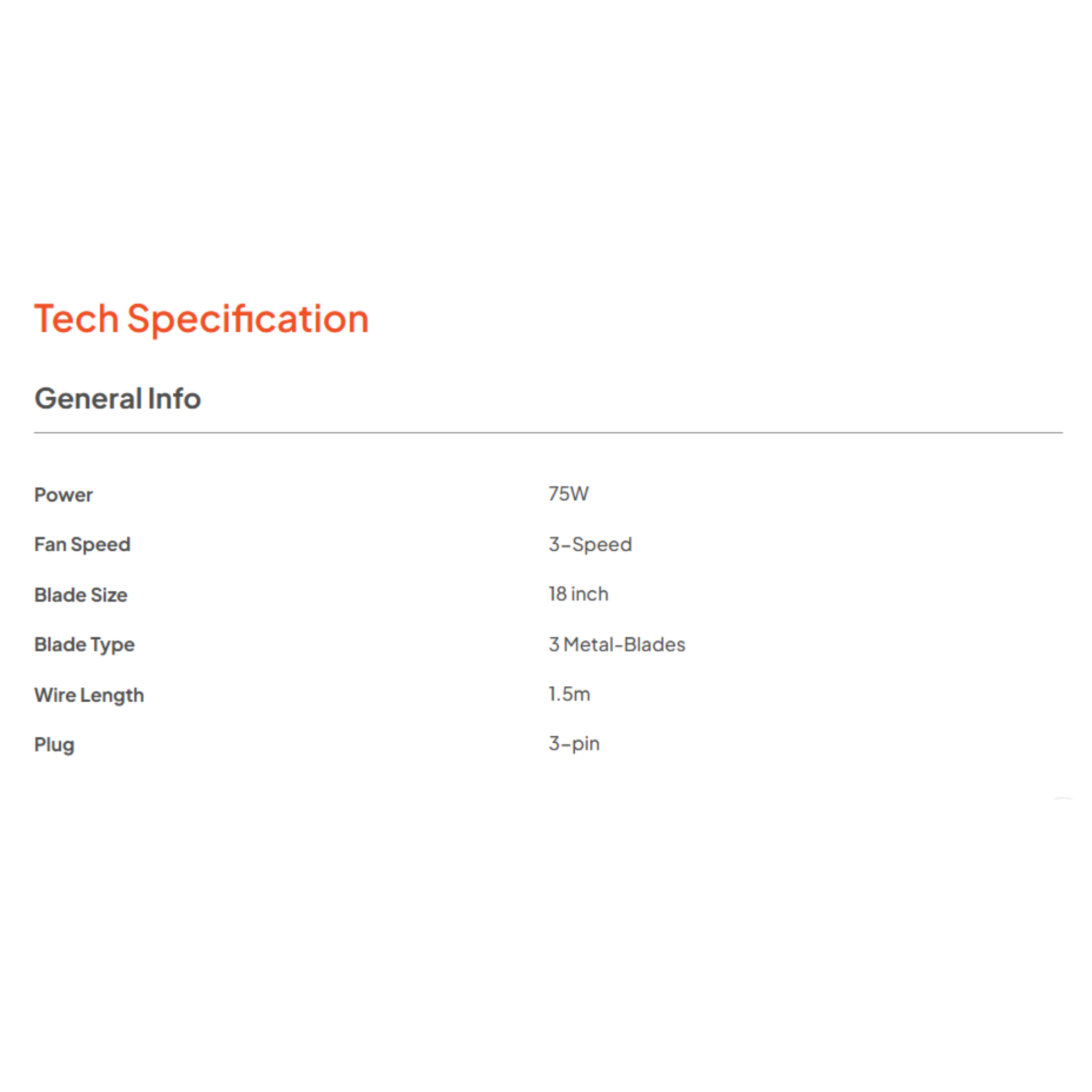 Russell Taylors 16" Stand Fan (SF6)