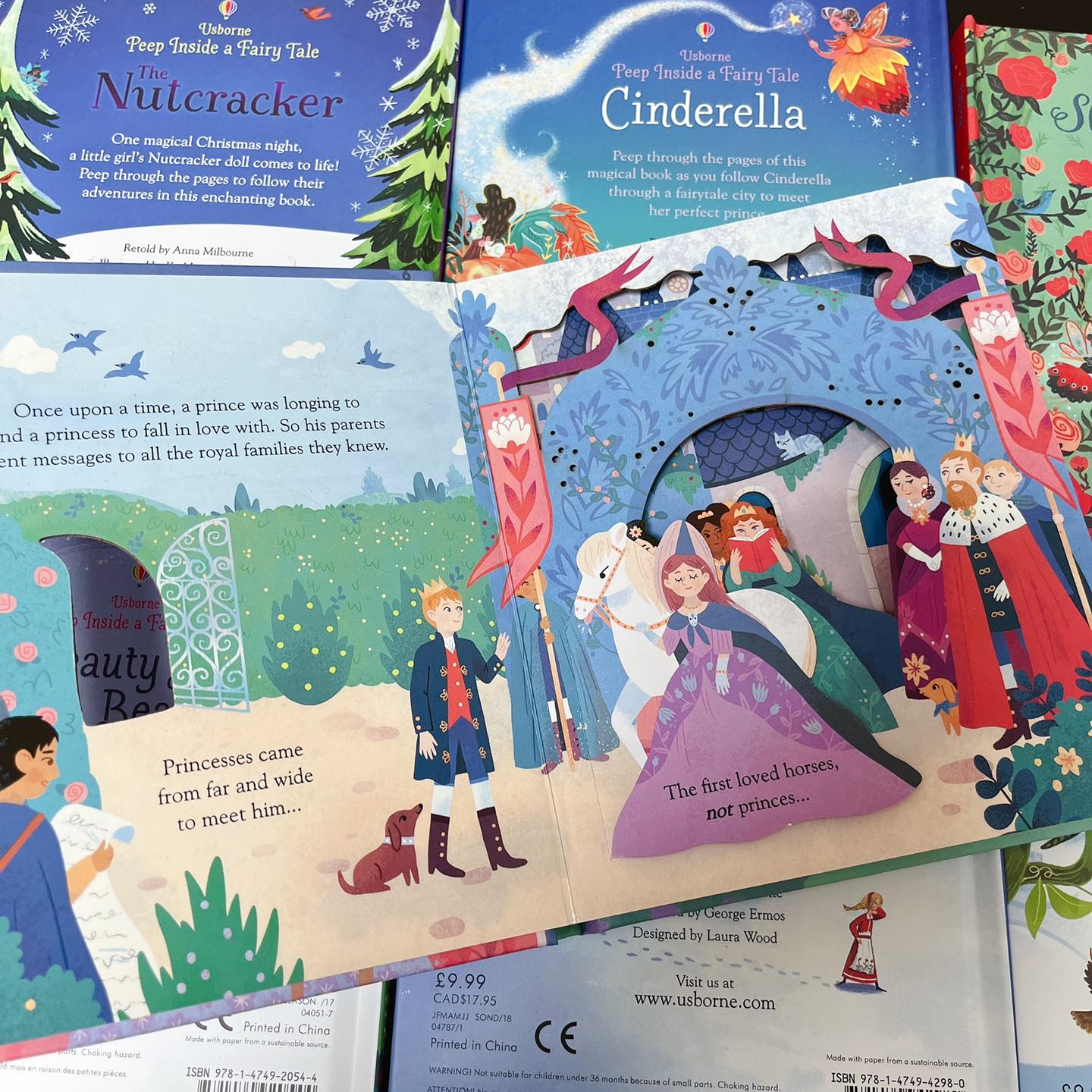 Usborne Peep Inside A Fairy Tale 偷偷看裡面 經典童話故事 立體翻翻書 洞洞書｜10 books
