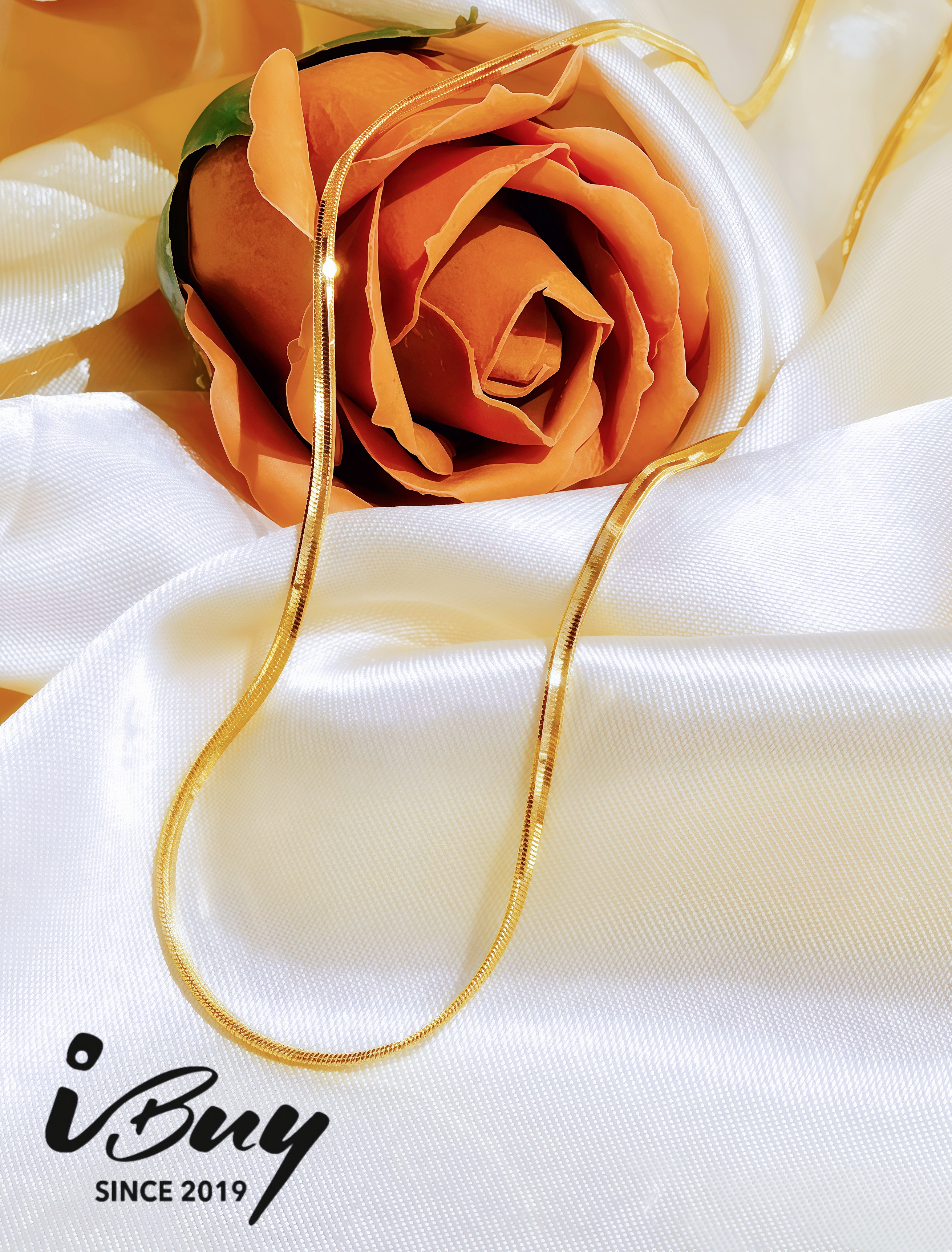 916 GOLD SNAKE BONE NECKLACE (030) 916 金 蛇骨项链(030)
