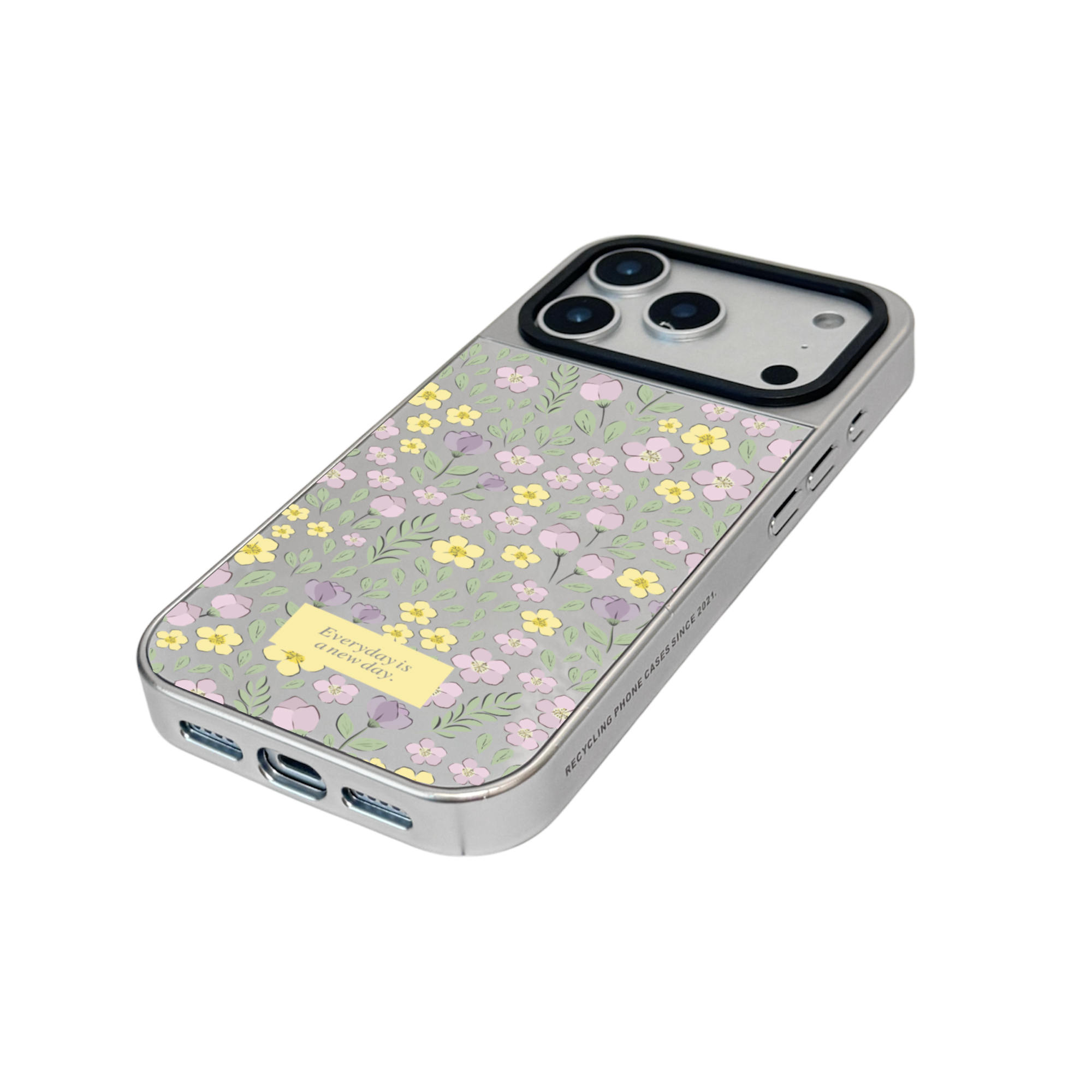 【FlowerBox VOL.44】銀框鏡面MagSafe iPhone Case