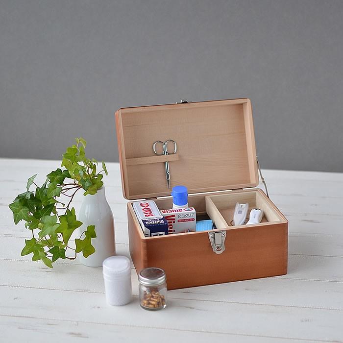🔥🔥【日本製《倉敷意匠》杉木急救箱 】