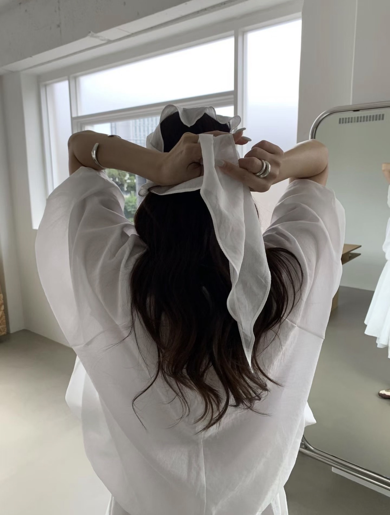 Puff sleeves blouse #top146