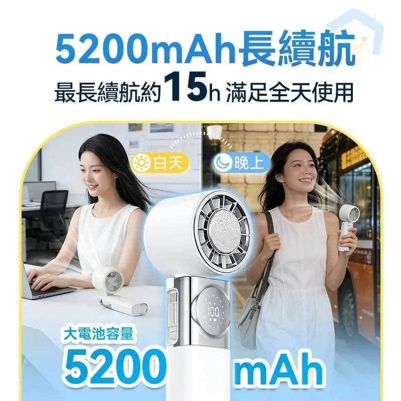 日本🇯🇵Yohome 百檔無極強風TEC冰感貼膚降溫長續航七合一應急補電多用隨身迷你風扇 PRO