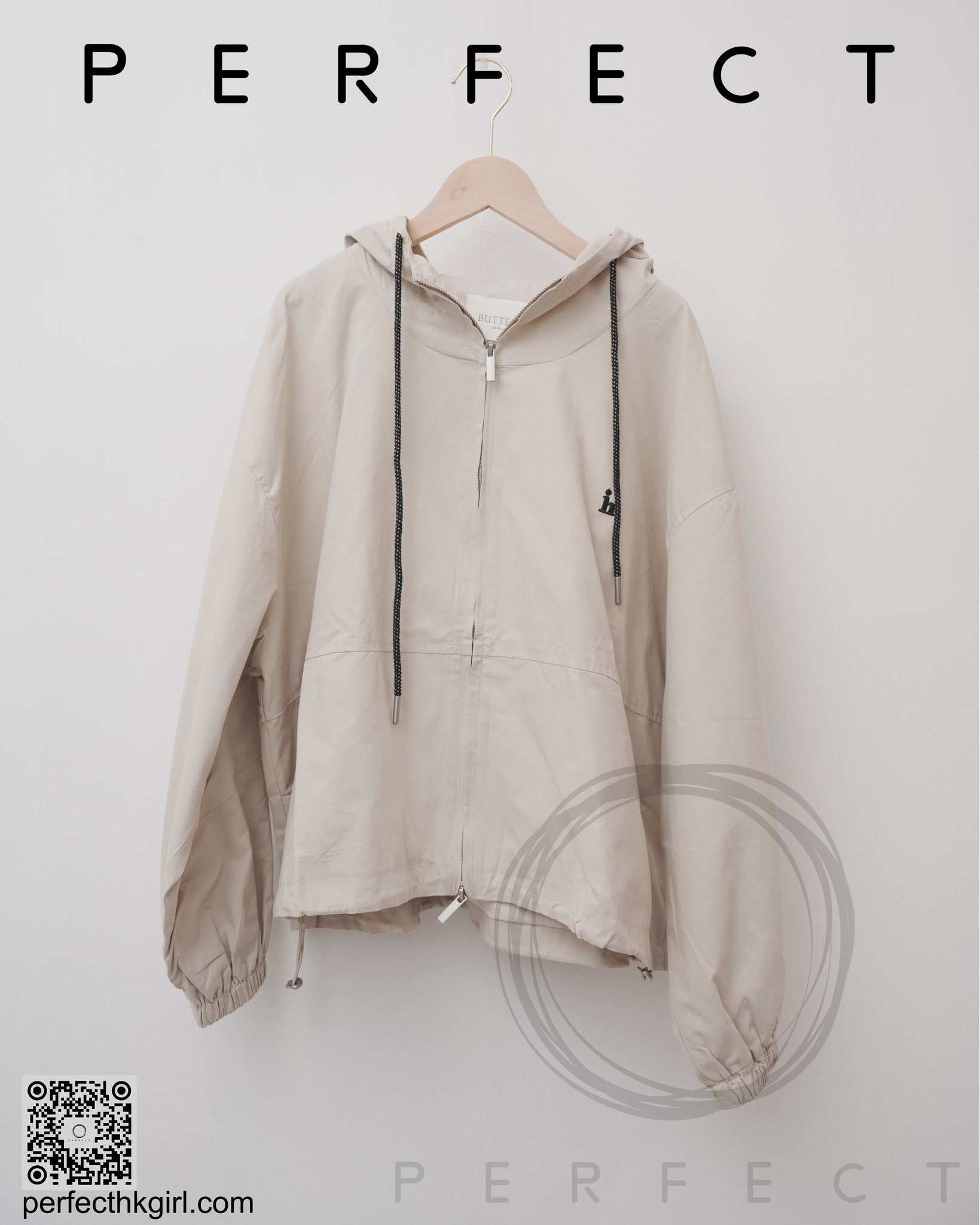 J0027_動感文青拉鍊外套 (溫文卡其色）