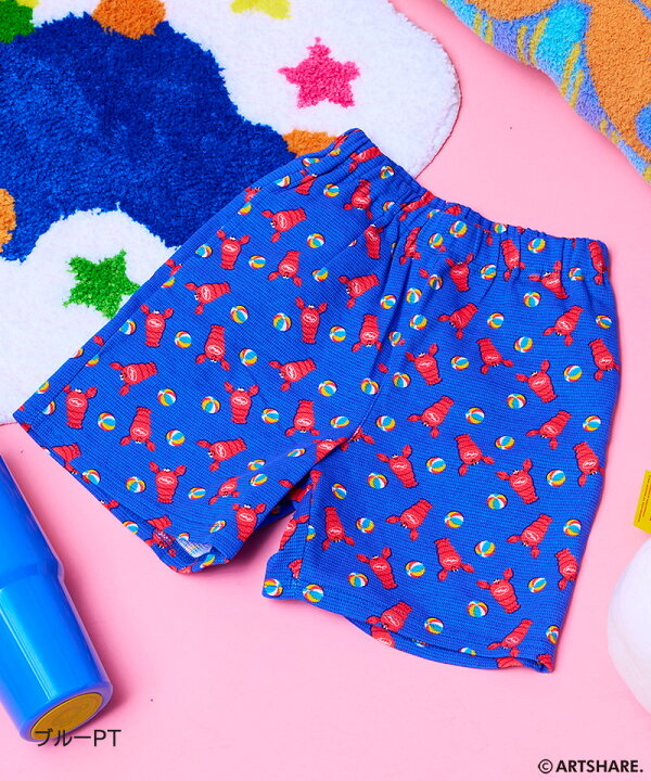 🇯🇵預訂 日本直送🇯🇵Markey’s x Wiggle Wiggle四色圖案滿印華夫格短褲