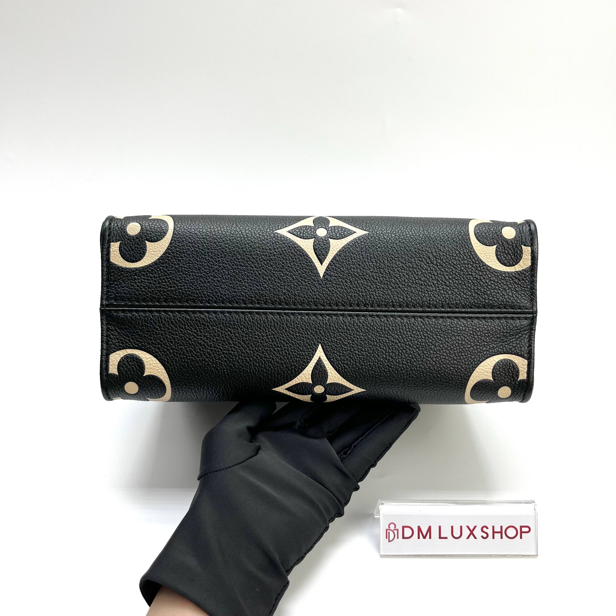 LV OnTheGo Bicolour Black PM GHW 