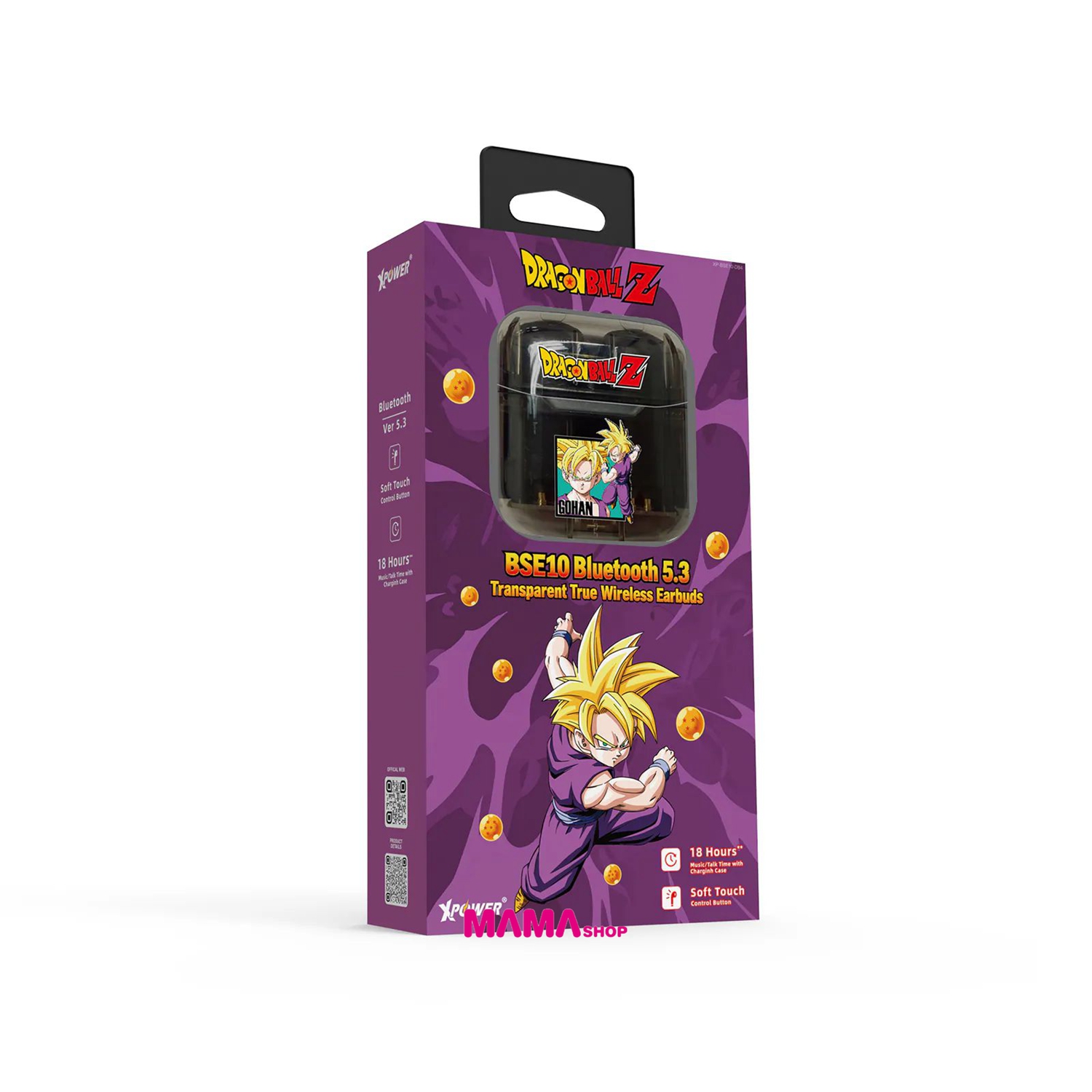 龍珠 BSE10透明真無線5.3藍牙耳機(孫悟飯)