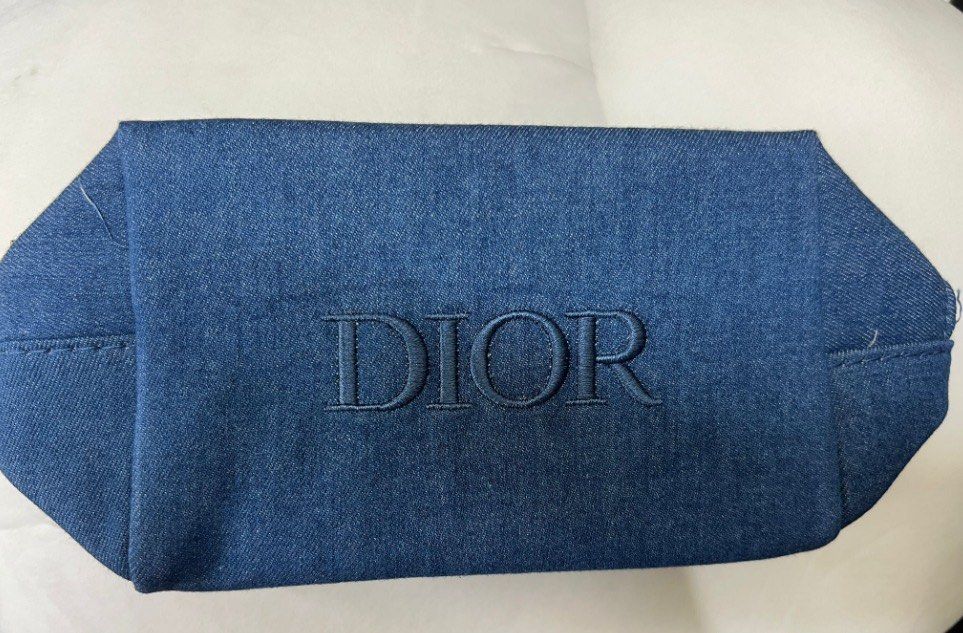 現貨 🎁 Dior Beauty 限定 GWP 牛仔化妝多用途袋【隨贈Miss Dior 香氛5ml】