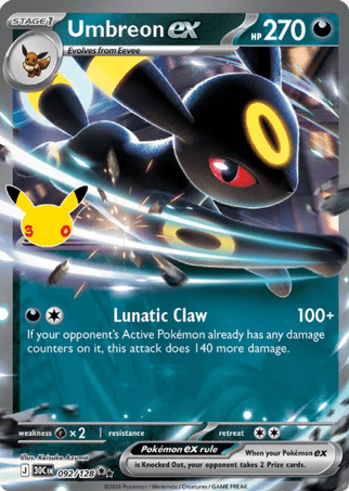 Pokemon TCG 30th Celebration - Umbreon EX-092/128