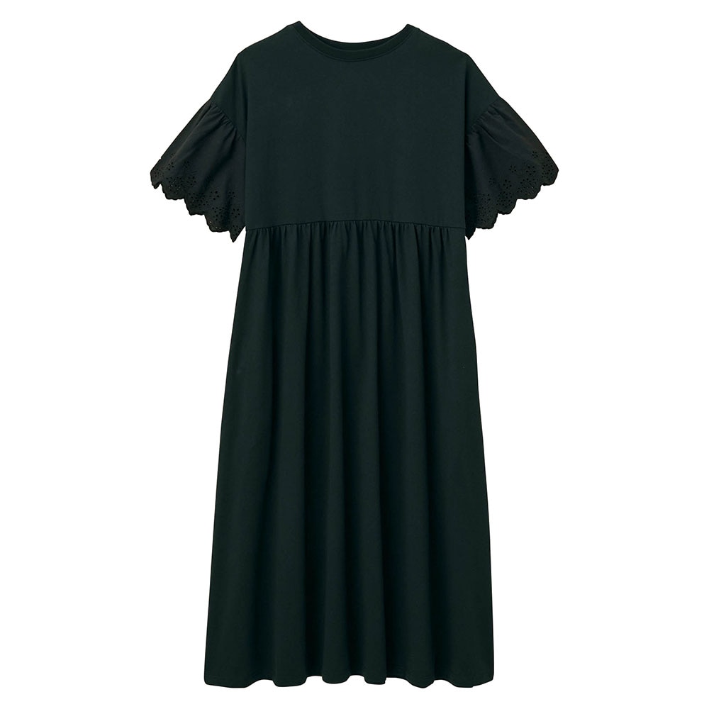 🆕【⭐訂購⭐】🌀 🇯🇵 日本直送 ❣️#親子裝❣️GITA 簡約 蕾絲袖 連身裙［2款選］ 🌀 [ELDA-0055][260506]