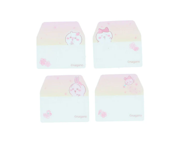 四月連線貨品 - 日本 CHIIKAWA Sakura Pink 防撕裂薄膜便籤紙