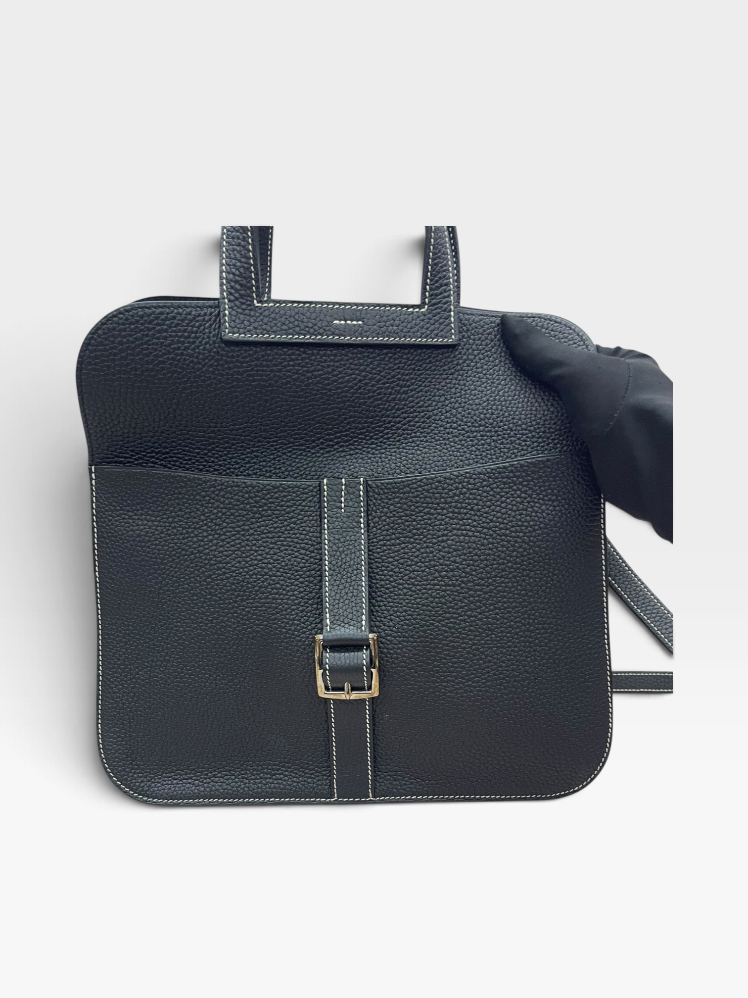 Pre-owned Hermes Halzan Togo / Stamp X/ Product Code: 100803