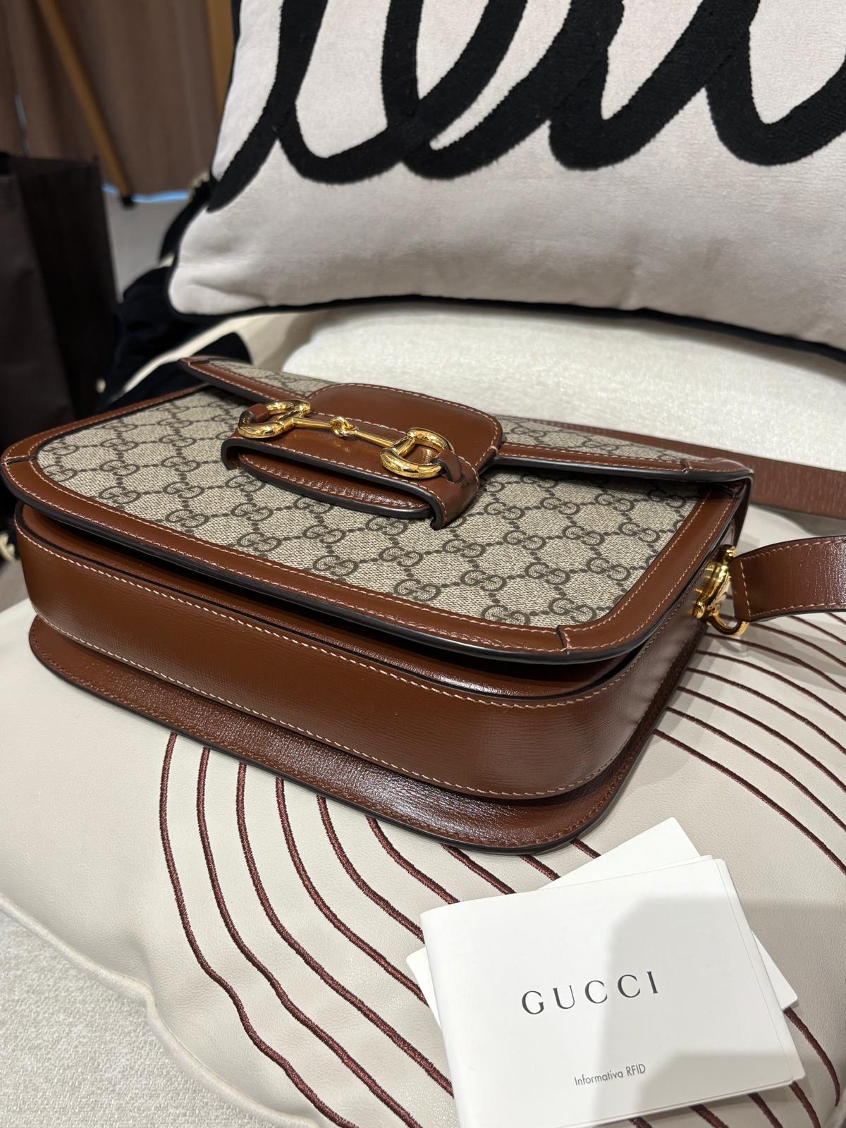 Gucci 1955 horsebit bag classic 100%Authentic,99%new  ✅booklet ✅Dust bag