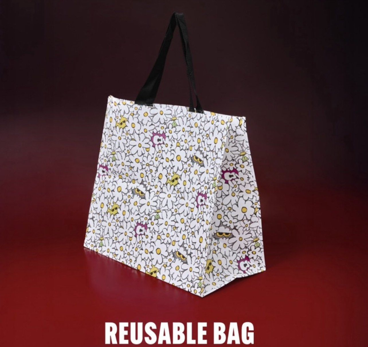 💟現貨💟🌸🇰🇷新品 權志龍GD 聯名ZO&FRIENDS ZOA周邊-REUSABLE BAG 環保袋