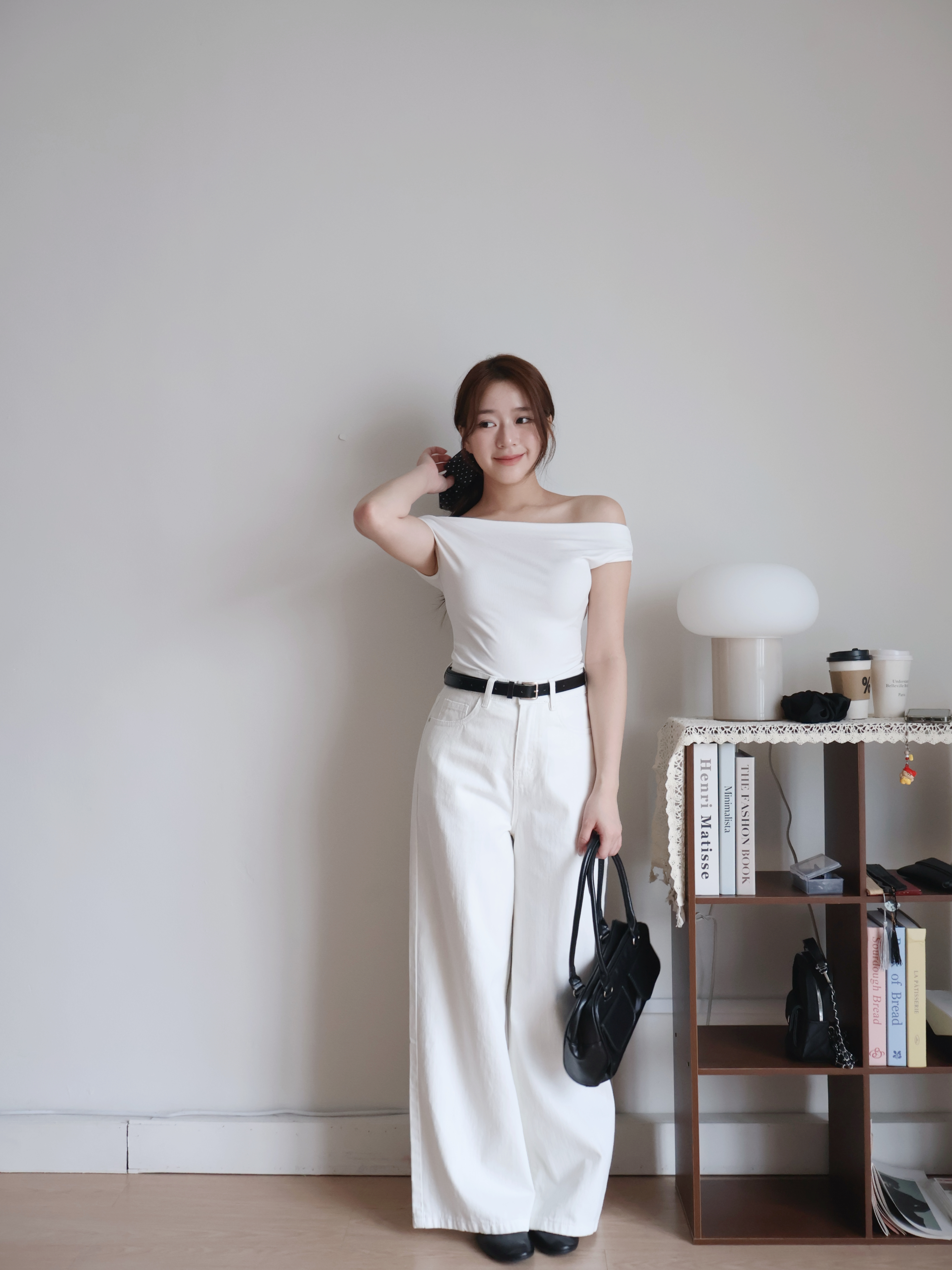 Rosie Cropped Top | White
