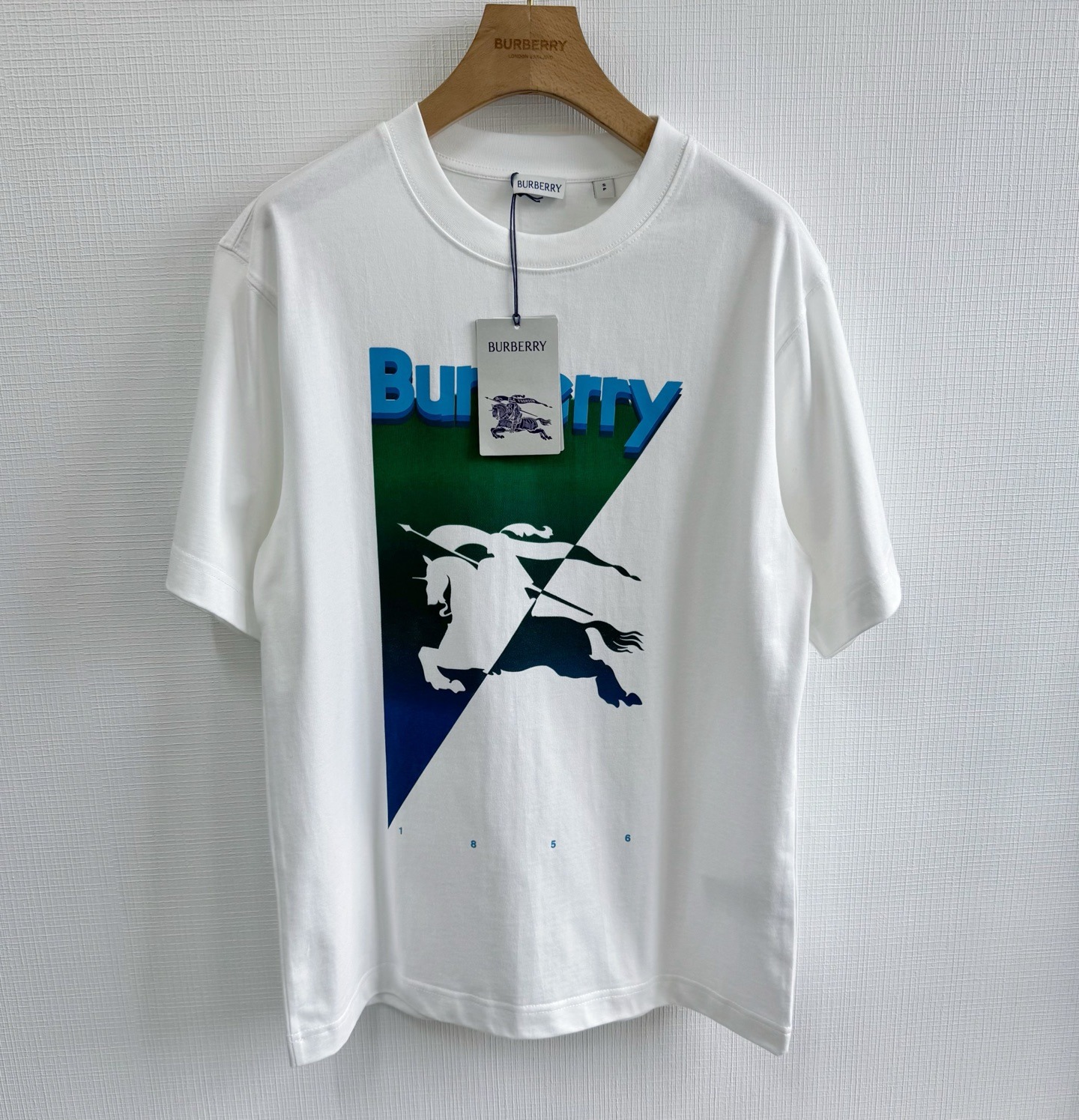 【原單】BURBERRY EKD Cotton T-shirt 戰馬騎士印花短袖Tee