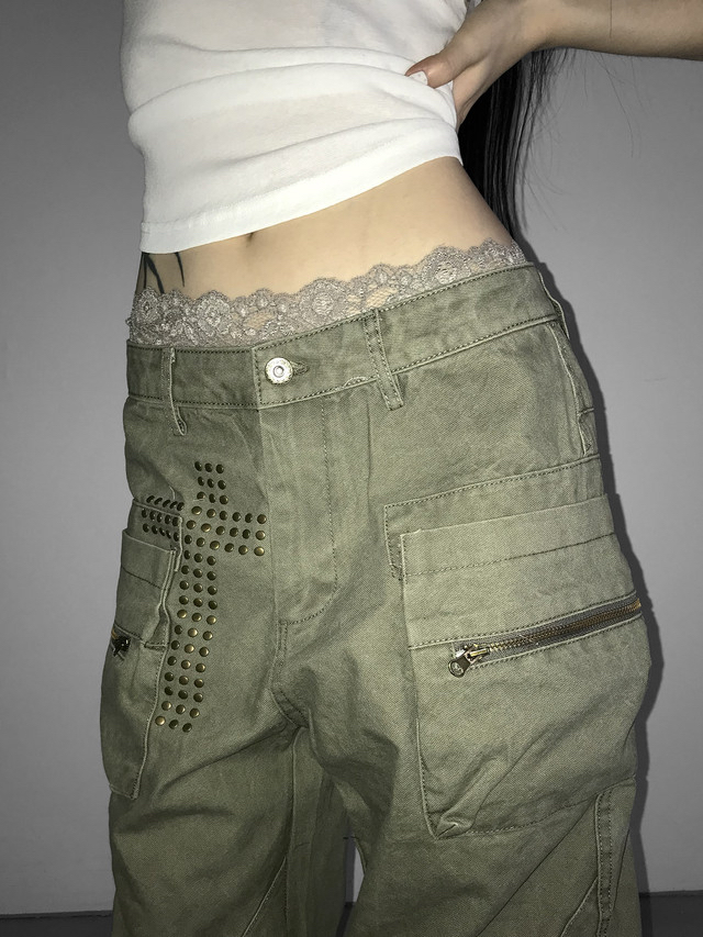 Lace Trim Layering Shorts