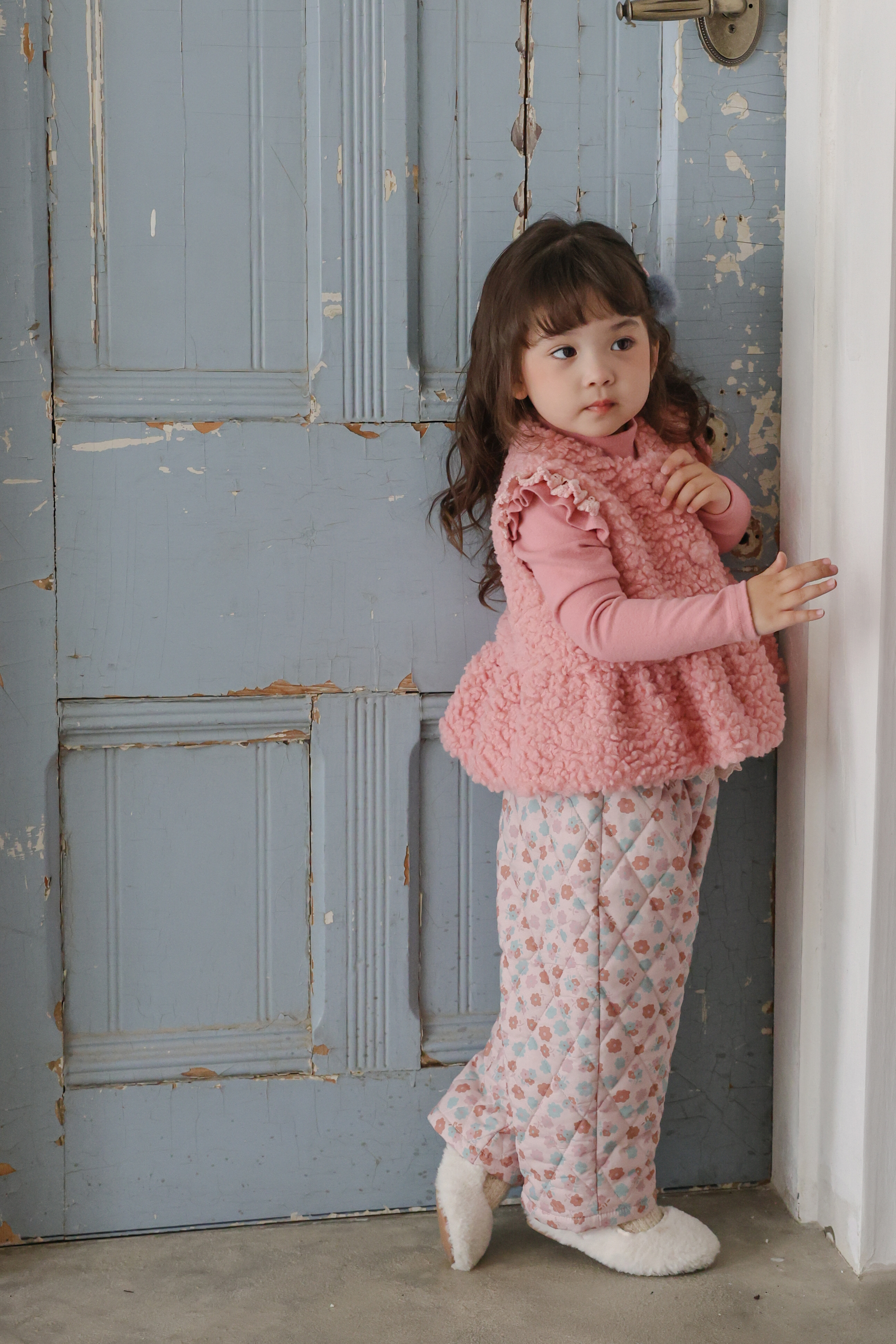 FLO | Pposong fur vest Pink