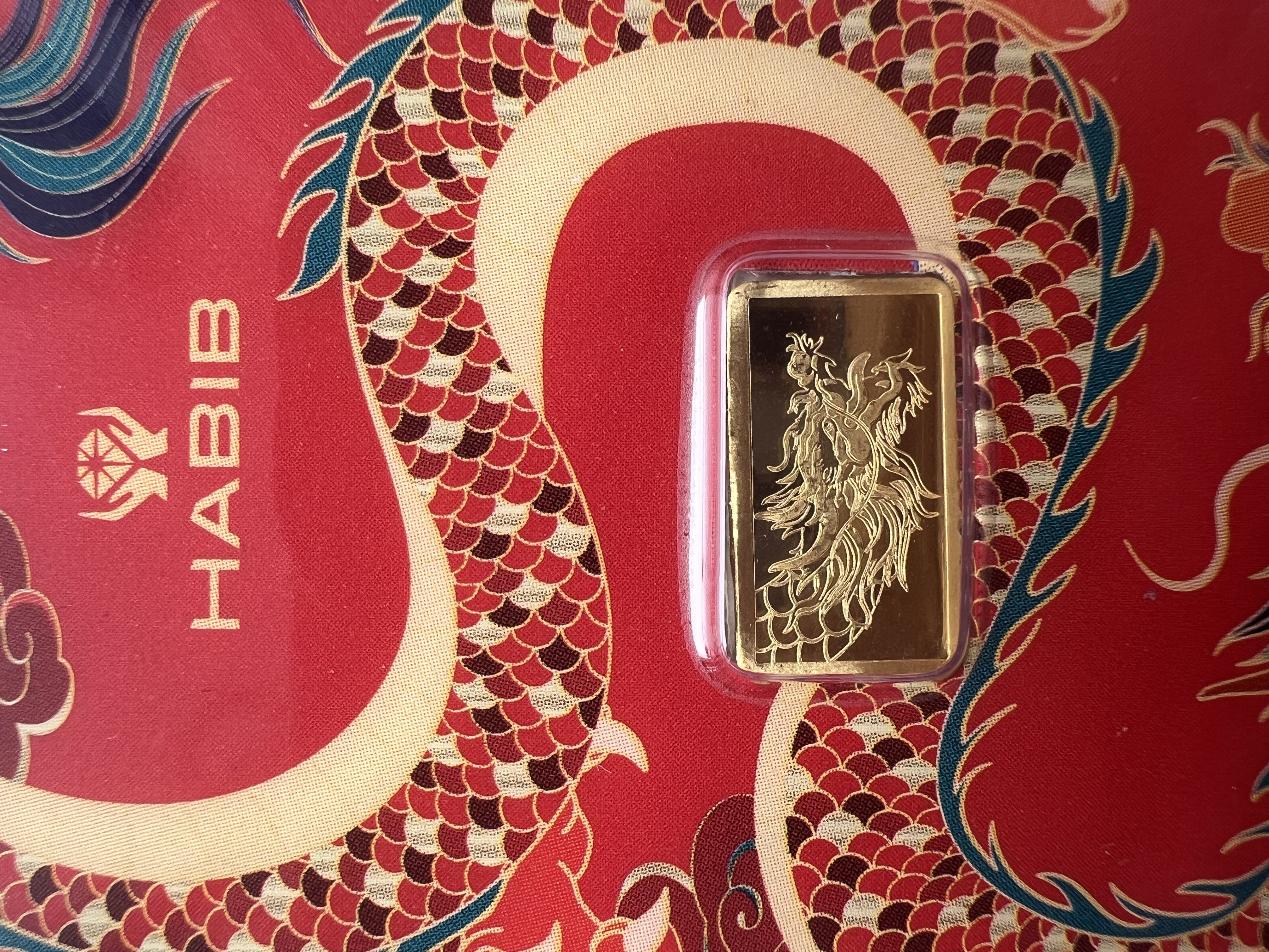 (Sn:2198) HABIB 2024 Dragon 1g 🇲🇾 Fine Gold Bar Emas 999.9 生肖龙