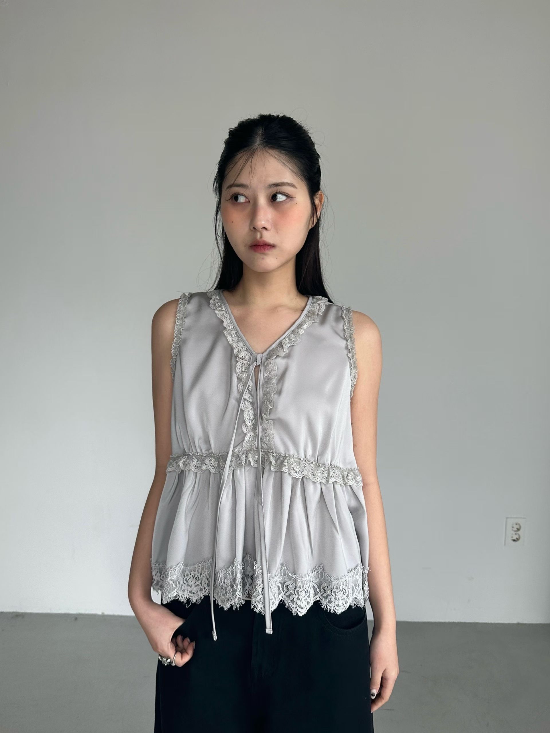 滑身Ruffles 高質背心