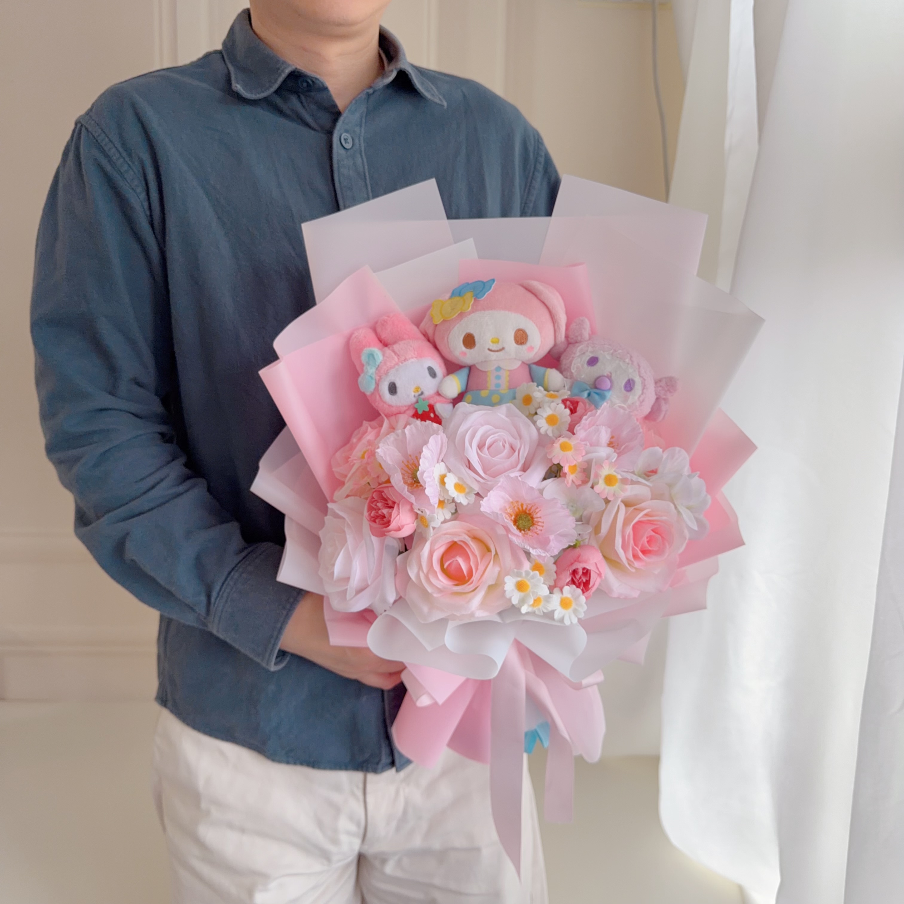 (現貨)melody公仔花