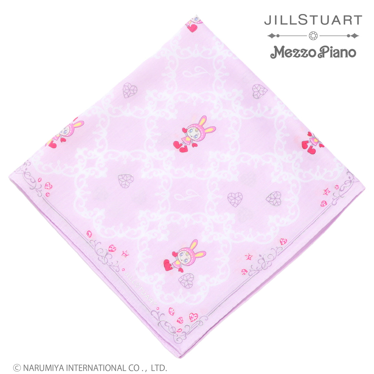 🎀【預訂】JILL STUART ×mezzo piano 印花手帕 LP