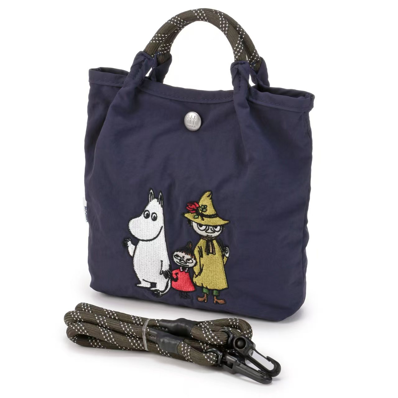 日本限定 MOOMIN 迷你 2WAY 刺繡肩背包