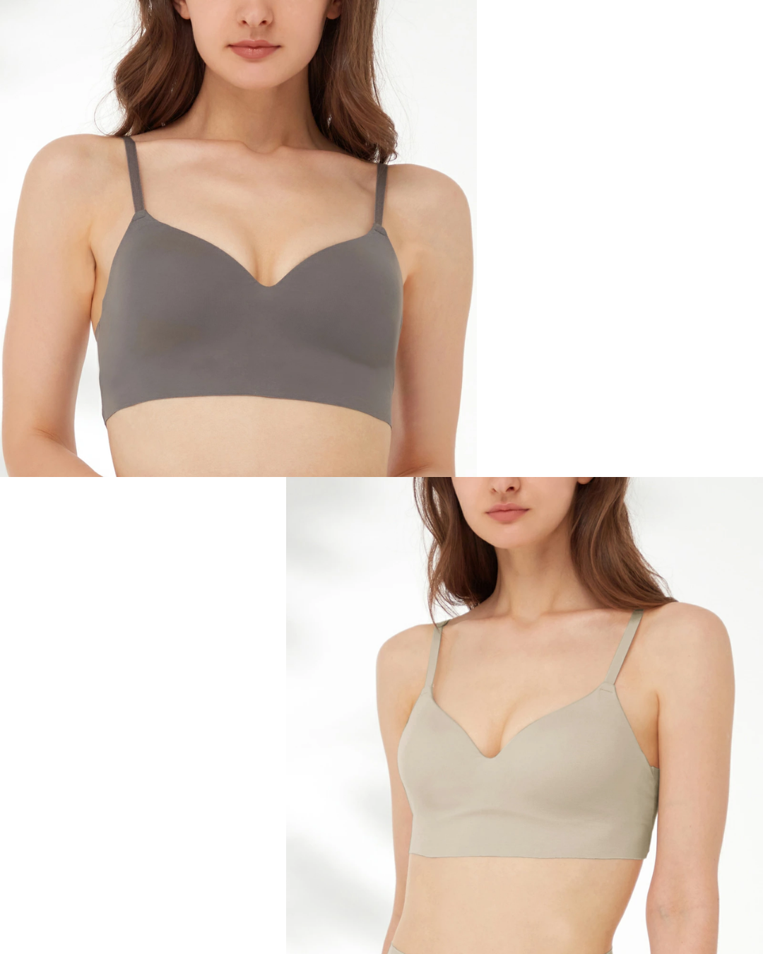  代購【 2025AW 新色 日本 直送 Gunze KIREILABO Fitte 有機棉 系列 無鋼圈 吊帶 胸圍 non wire bra top KB3055 】