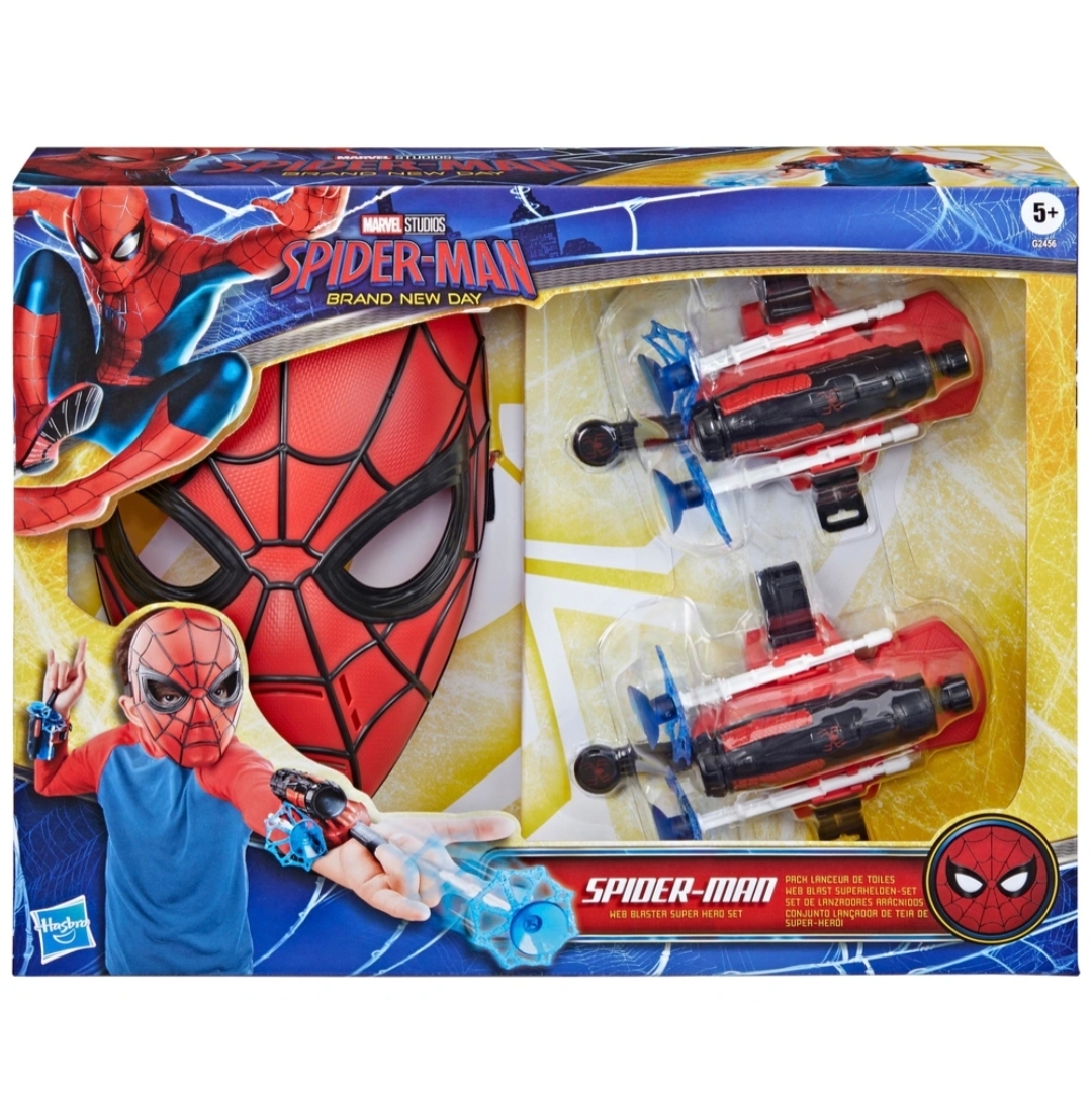 正版 Marvel Spider-Man 英雄重生 Brand New Day 蜘蛛俠面具雙手蜘蛛網發射器套裝