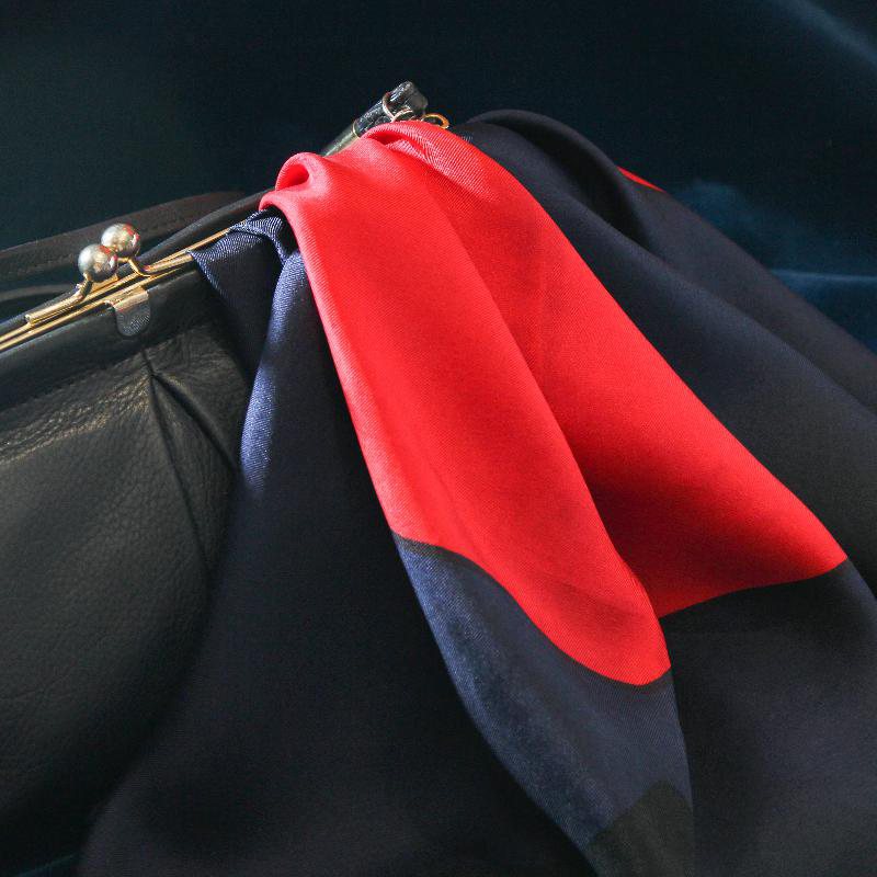 1980s VIntage Roberta Di Camerino Made in Italy Colour Patch Scarf (FD030)