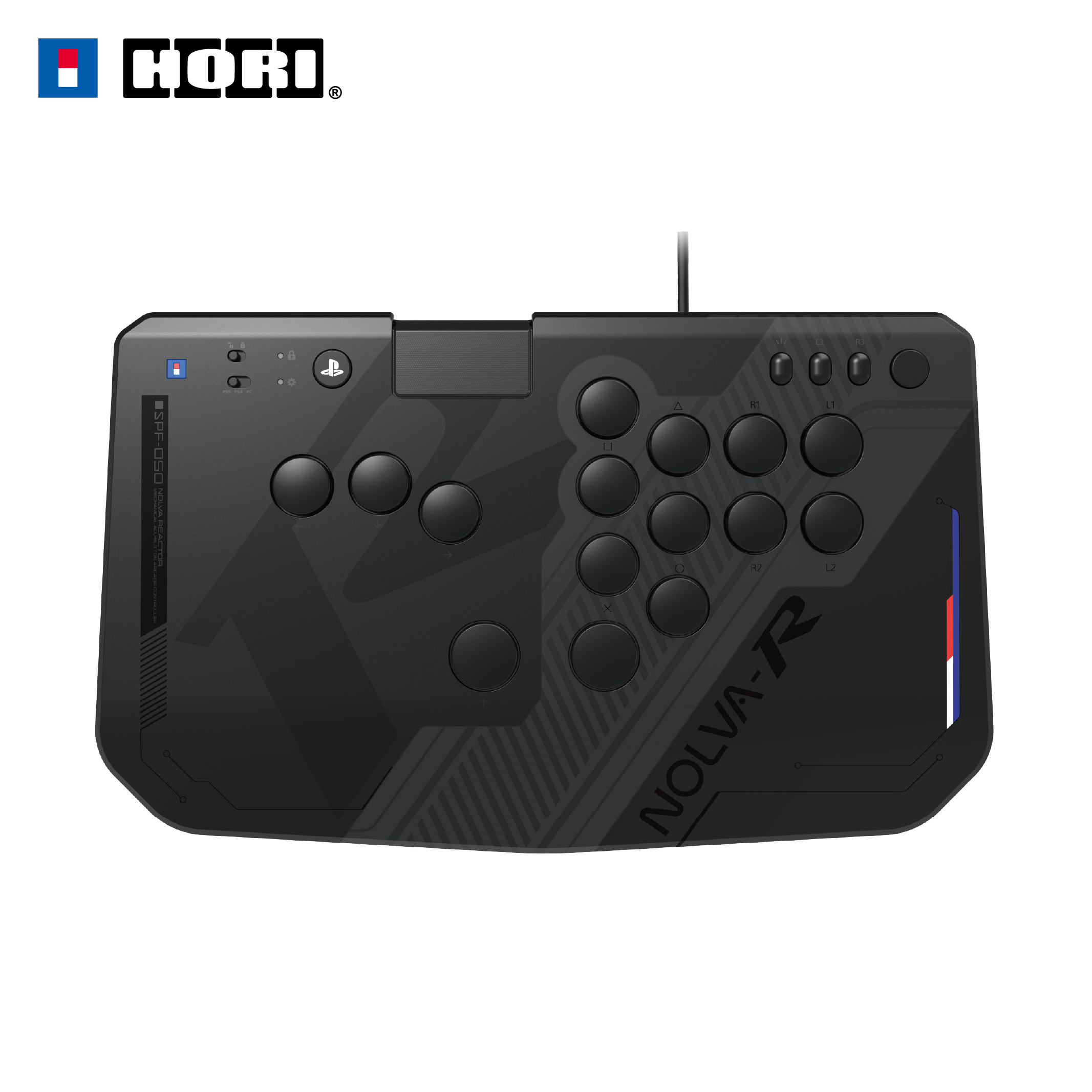 HORI NOLVA 全按鈕街機控制器 靜音版本 (SPF-050A)        HORI NOLVA Reactor Mechanical All-Button Arcade Controller (Silent Model) for PlayStation 5, PlayStation 4, Windows PC (SPF-050A)