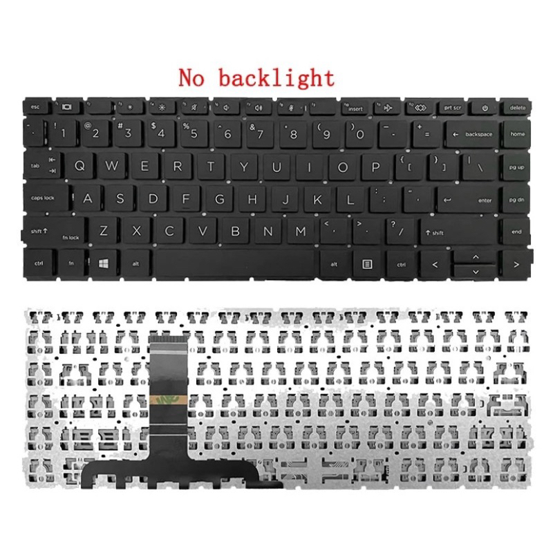 DSLA REPLACEMENT LAPTOP KEYBOARD HP ProBook 440 G8 G9 445 G8 G9 V195246EK1 M23769-B31 M23769-001 445R 440 G8/G9/G10 ZHAN 66 Pro 14 G4/G5