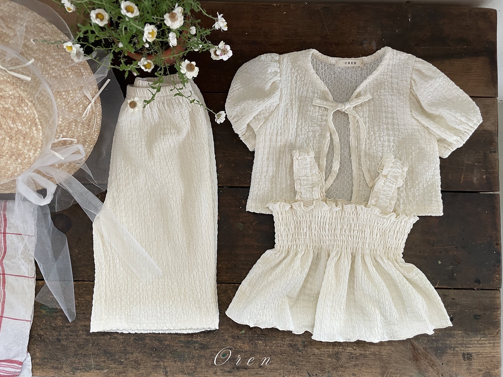 🇰🇷oren set（背心+外套+長褲）親子