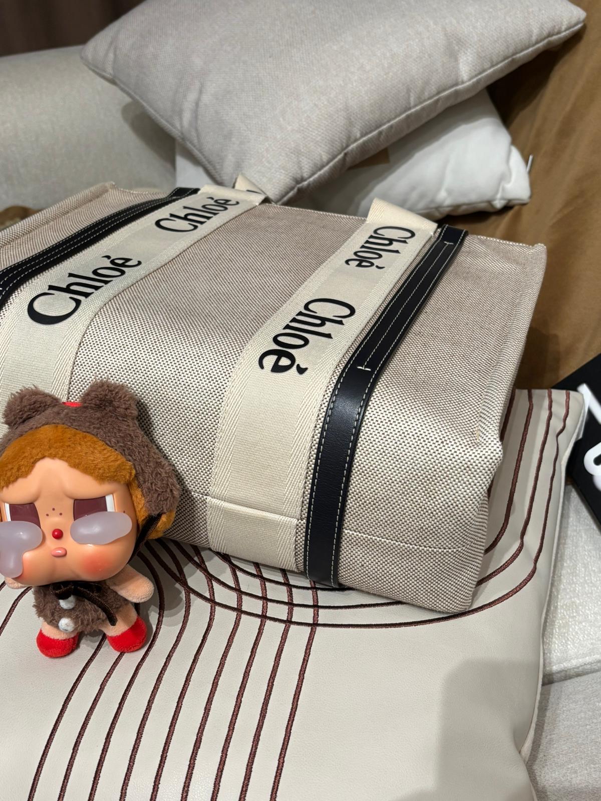 Chloe woody medium tote   100%Authentic ,92%new ✅Dust bag