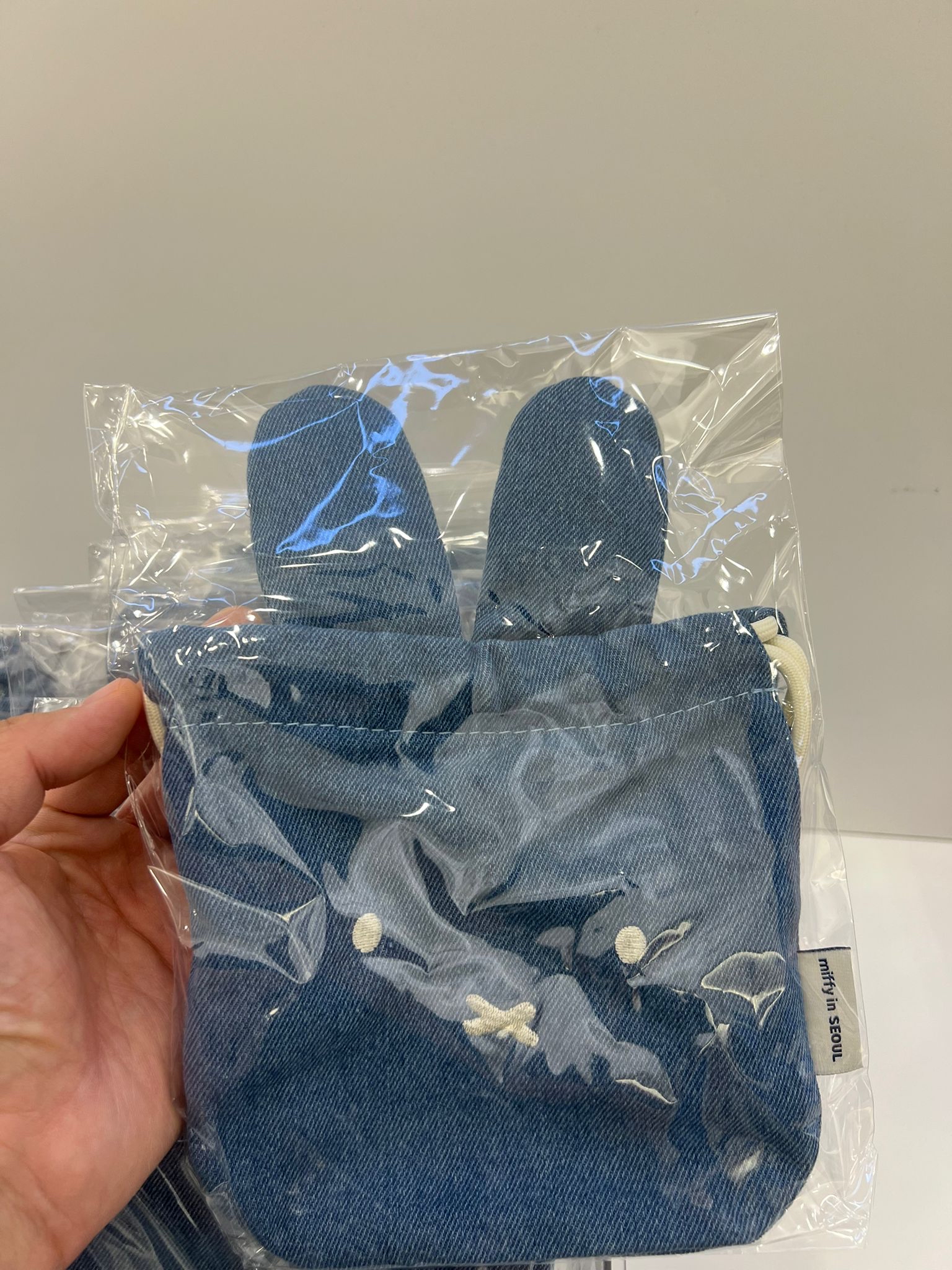 牛仔Miffy索繩袋
