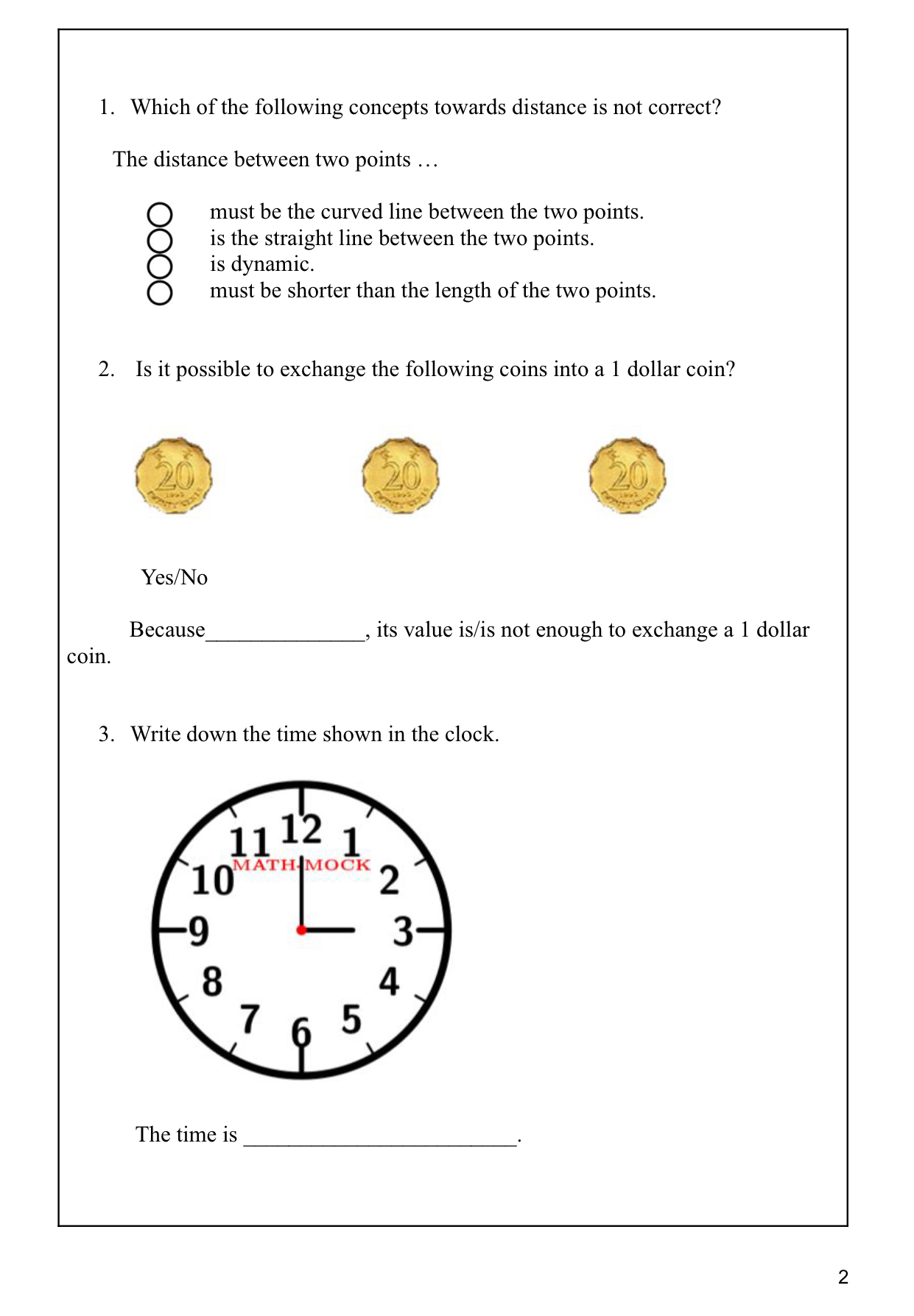 小一中英數三科模擬試卷75套 (1450頁)