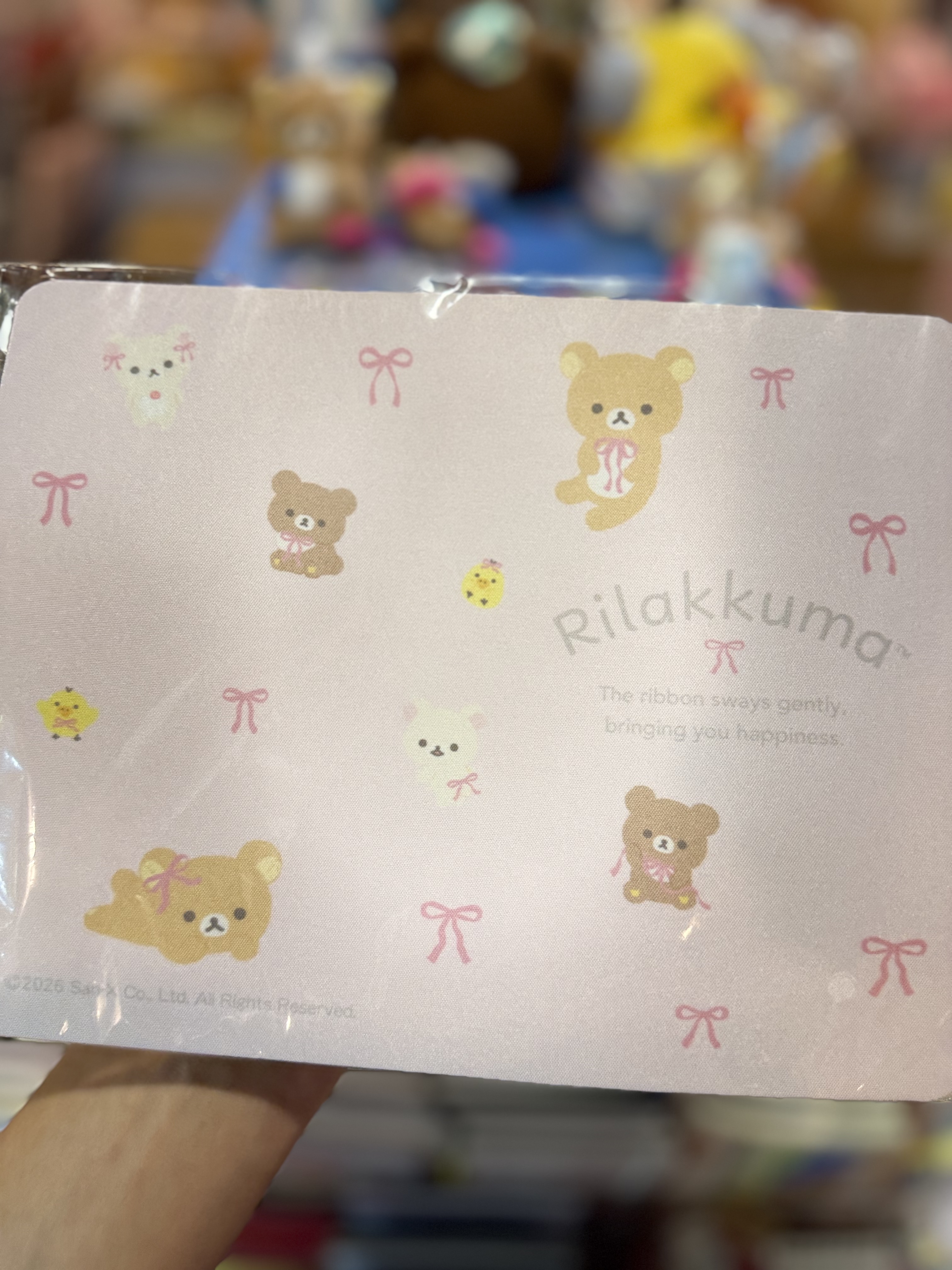《現貨》全新Rilakkuma絲帶系列mouse pad