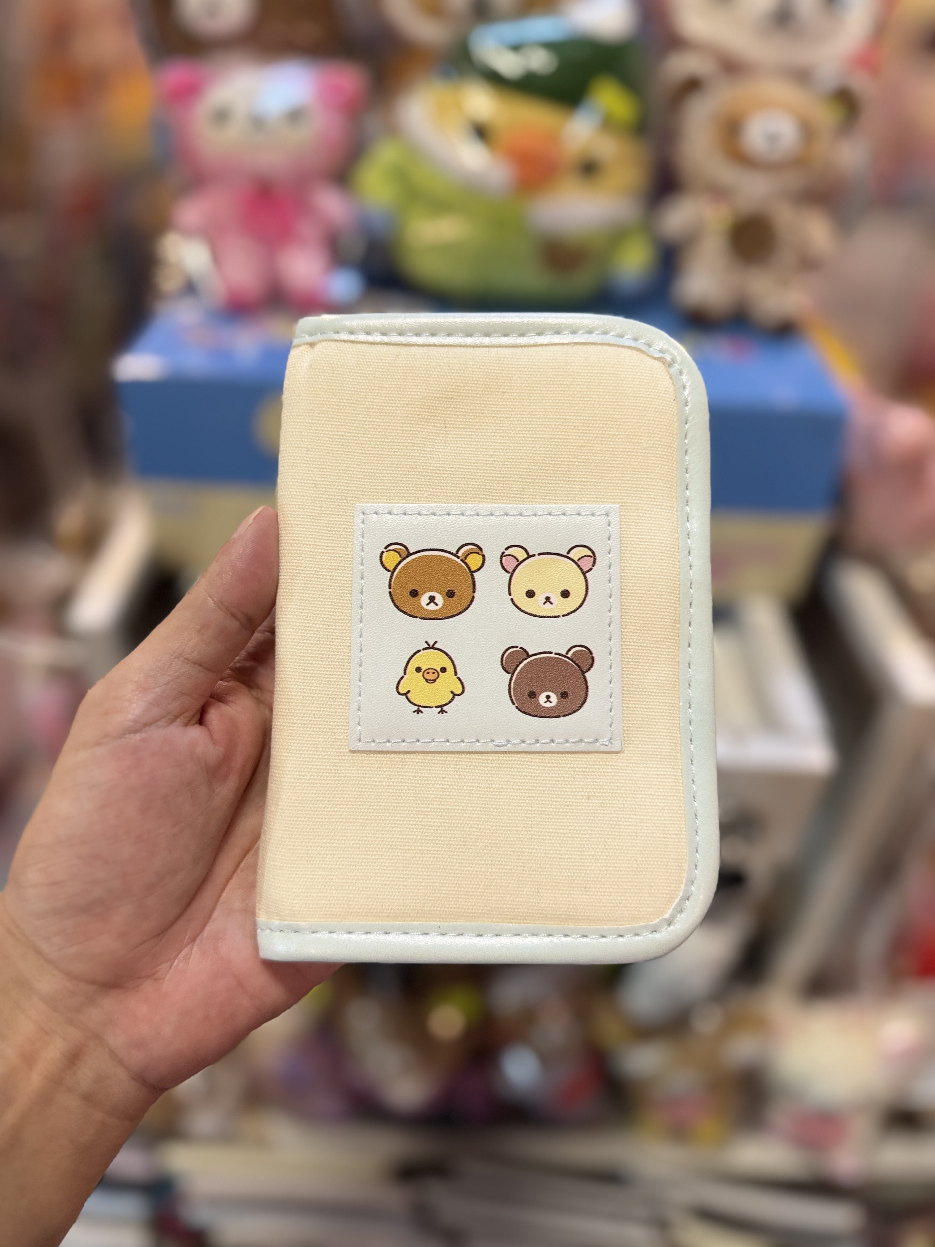《現貨》全新Rilakkuma瓦瓦貓系列旅行用收納袋