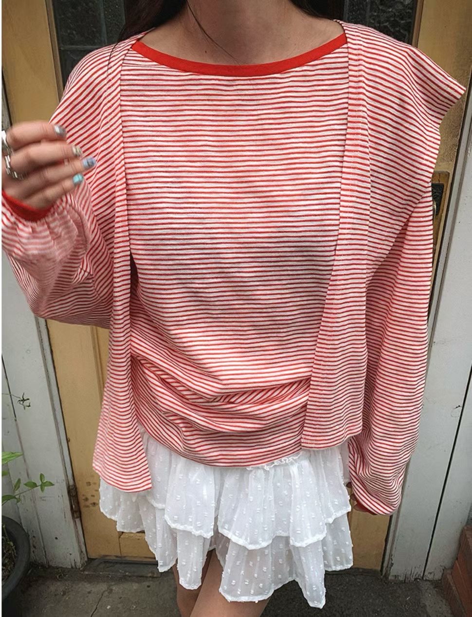 🇰🇷東大門女裝 | Stripe T set