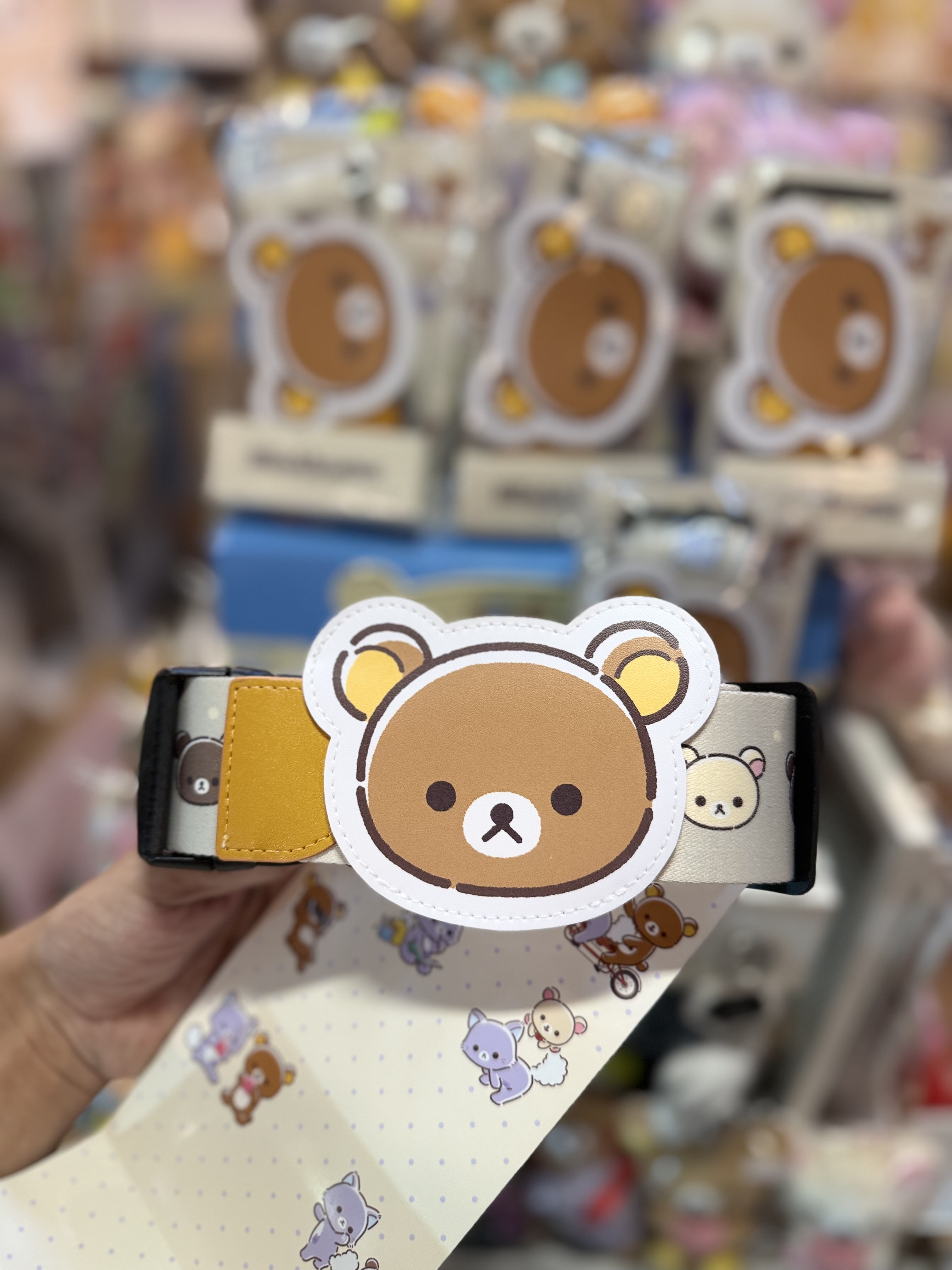 《現貨》全新Rilakkuma瓦瓦貓系列行李帶