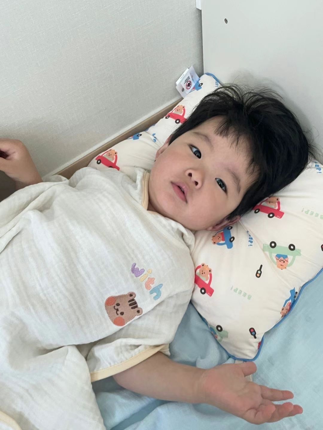 DOTTODOT 玩轉人物超細纖維酒店級一體枕 幼兒款(33x45)