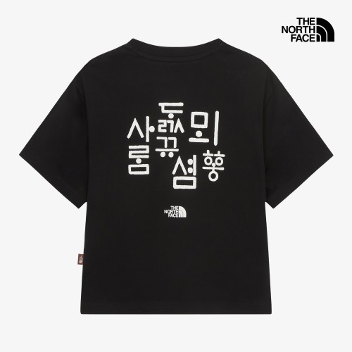 [The North Face] W'S HANGEUL S/S R/TEE (5種)