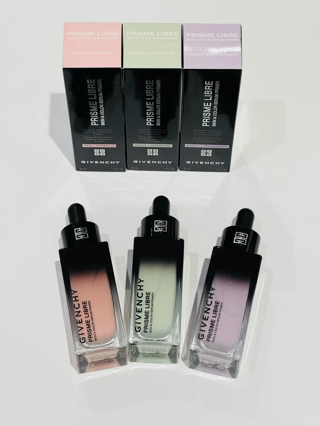 Givenchy 紀梵希 稜鏡精華調色底霜 玻玻色修妝前乳隔離霜 修正膚色養膚
