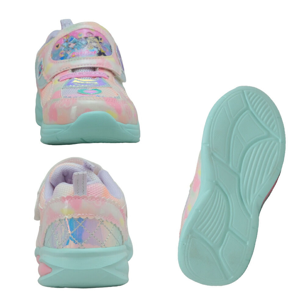 名偵探光之美少女 PreCure 兒童閃燈鞋 兒童波鞋 #P-PCG1011 [KOMARIYO] (BACK-ORDER)