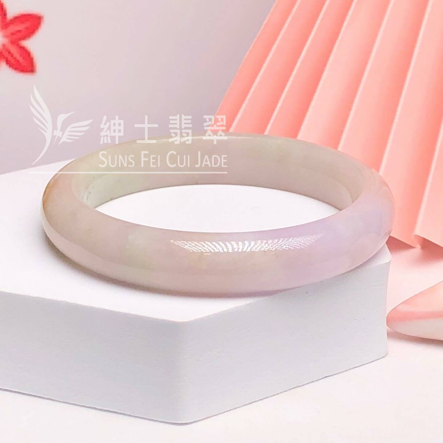 紫蘿蘭帶翡色福鐲49.6mm