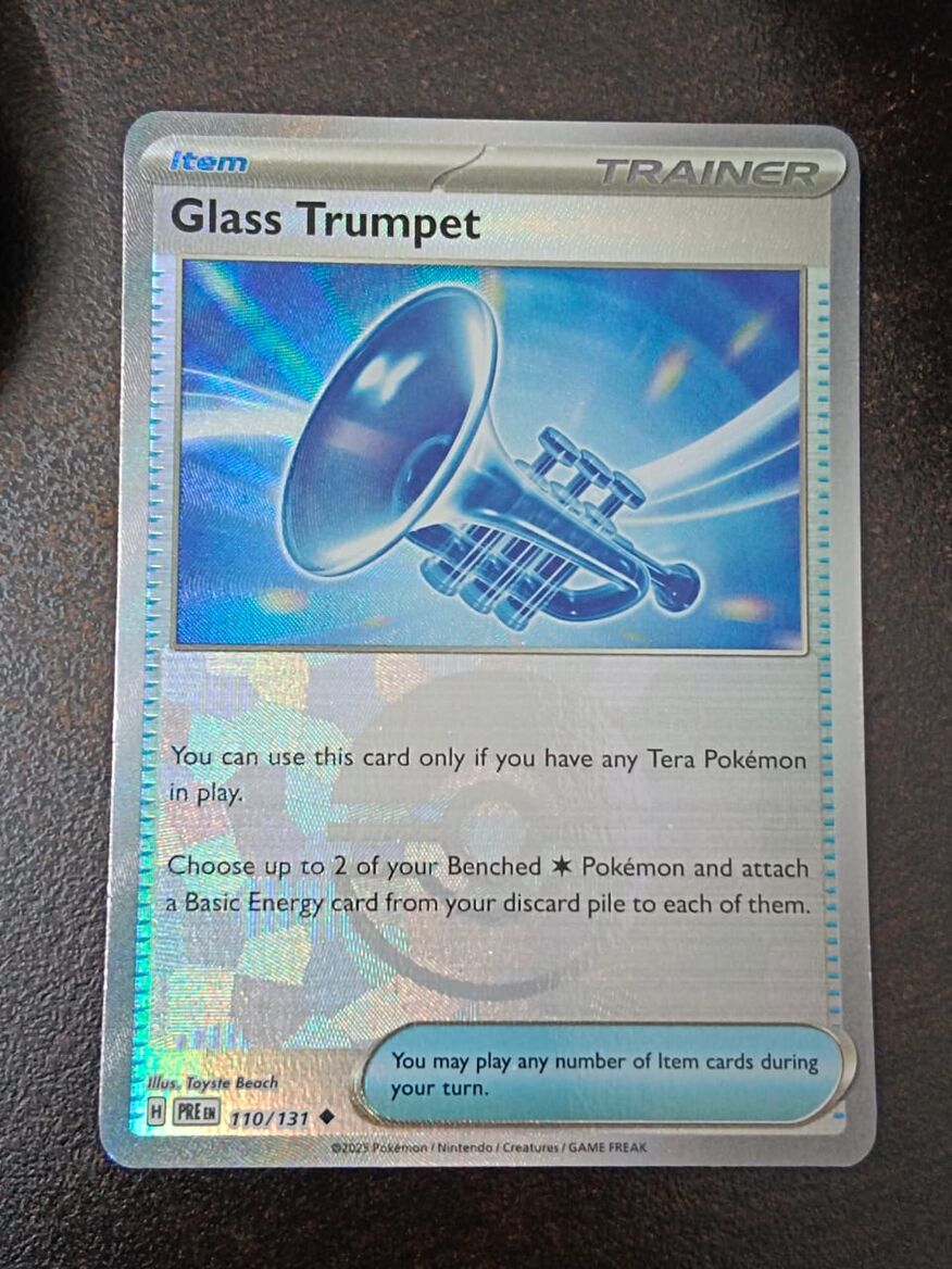 Pokemon TCG  Scarlet & Violet—Prismatic Evolutions - Glass Trumpet-110/131 (RH)